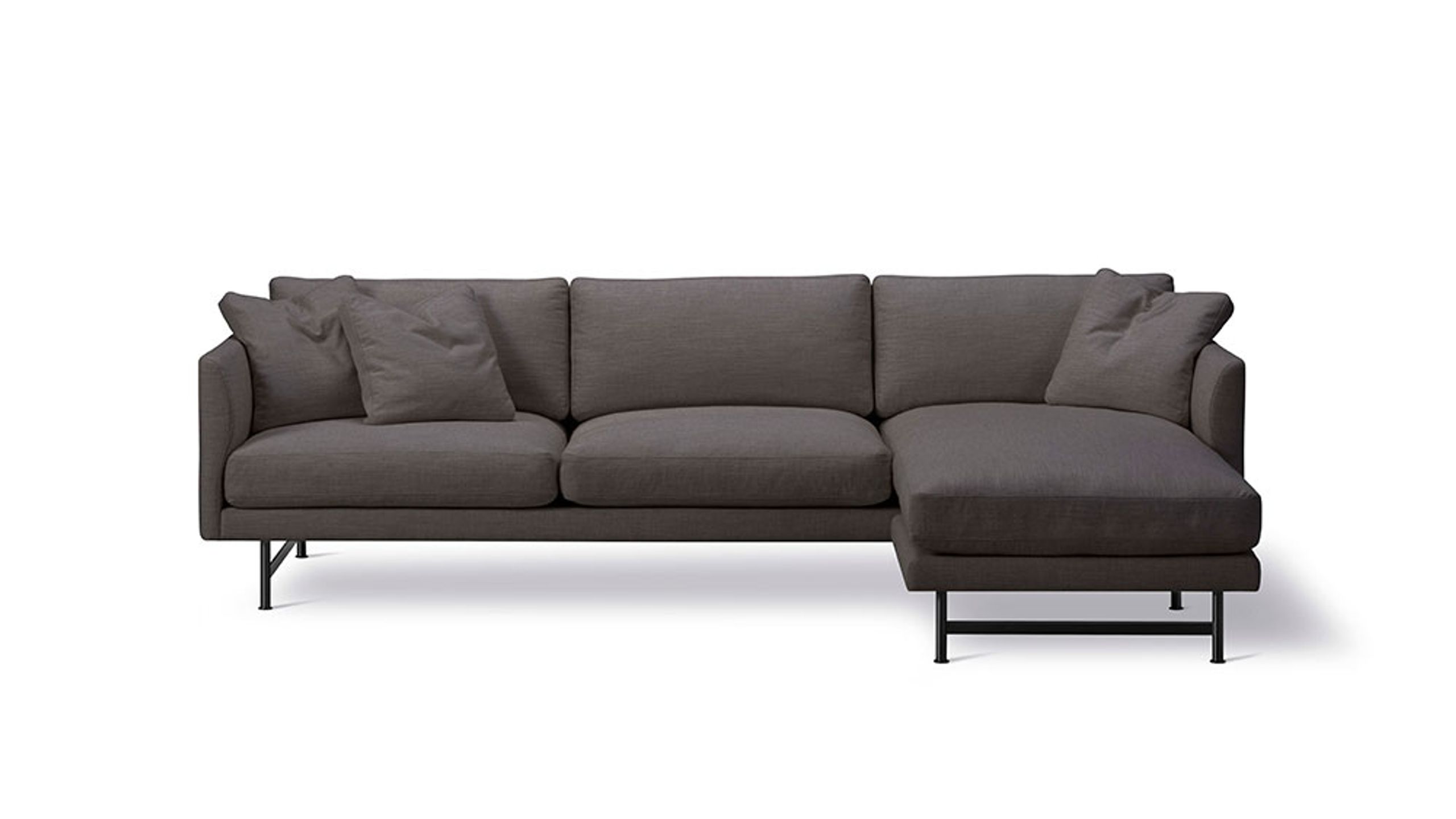 Fredericia Furniture - Couch - Calmo Sofa 80 5625 by Hugo Passos - Ruskin 34 / Black
