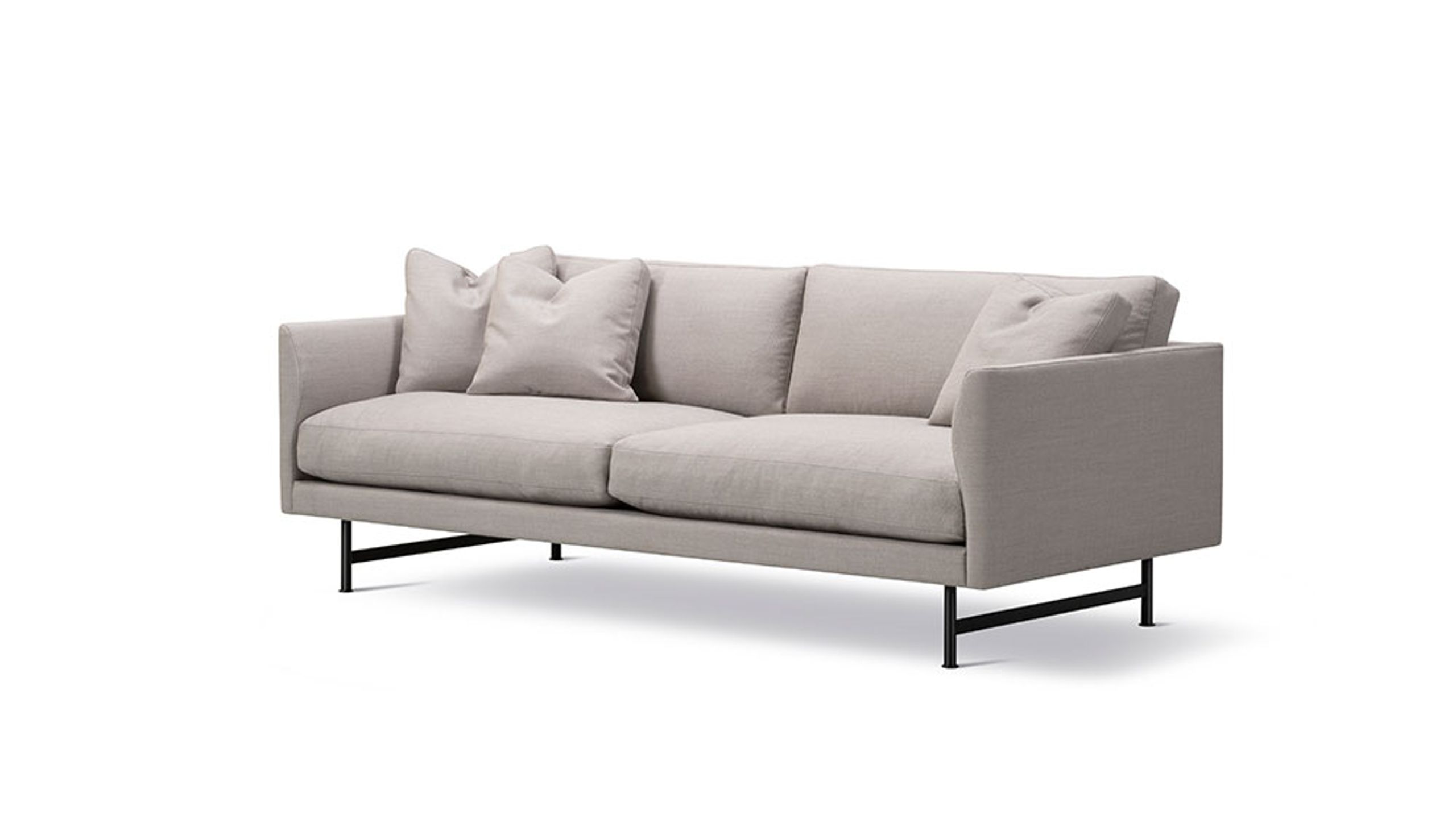 Fredericia Furniture - Sohva - Calmo Sofa 95 5652 by Hugo Passos - Rime 231 / Black