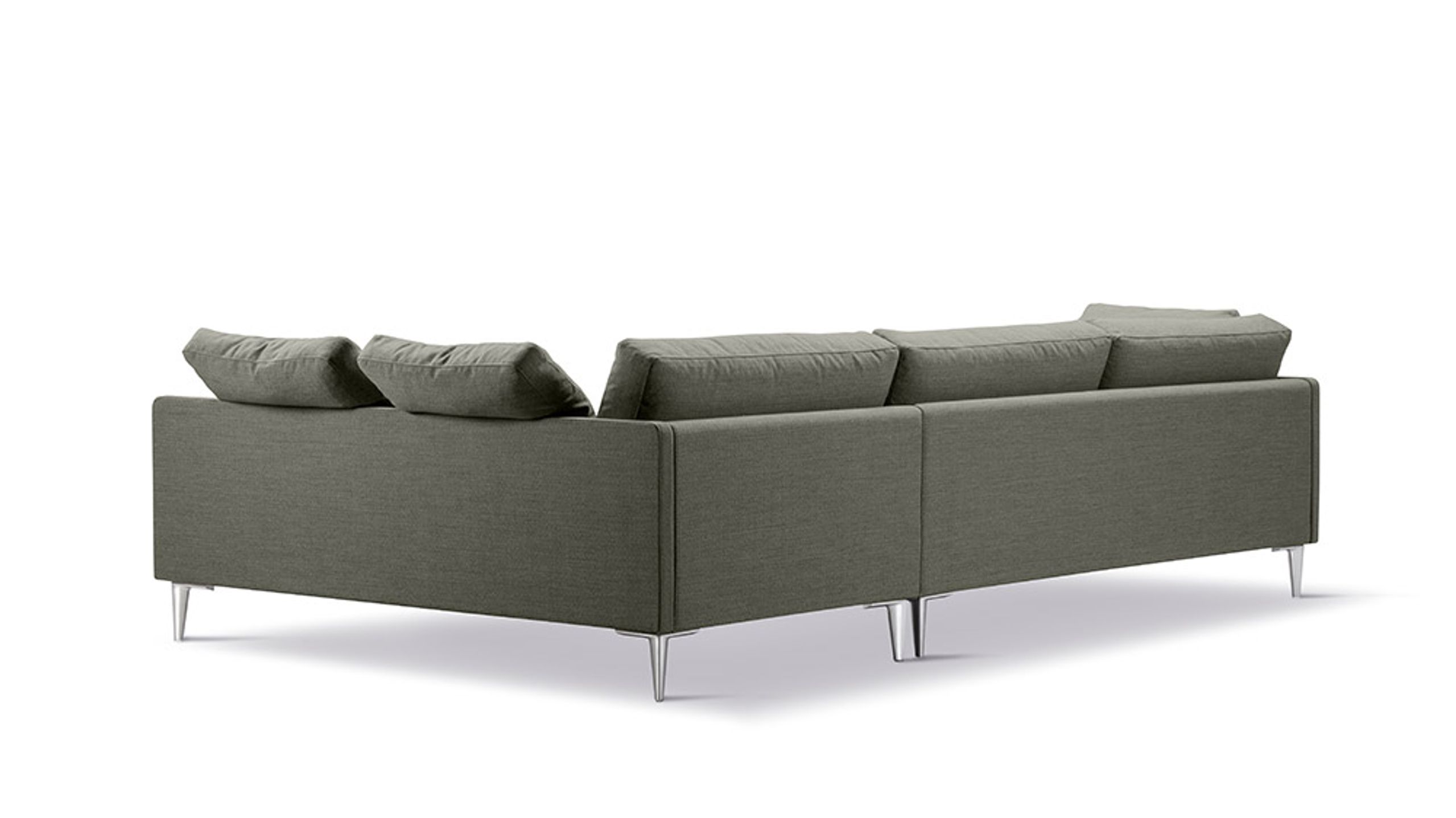 Fredericia Furniture - Soffa - EJ295 Chaise Sofa 2945 by Erik Jørgensen Studio - Foss 952/Chrome