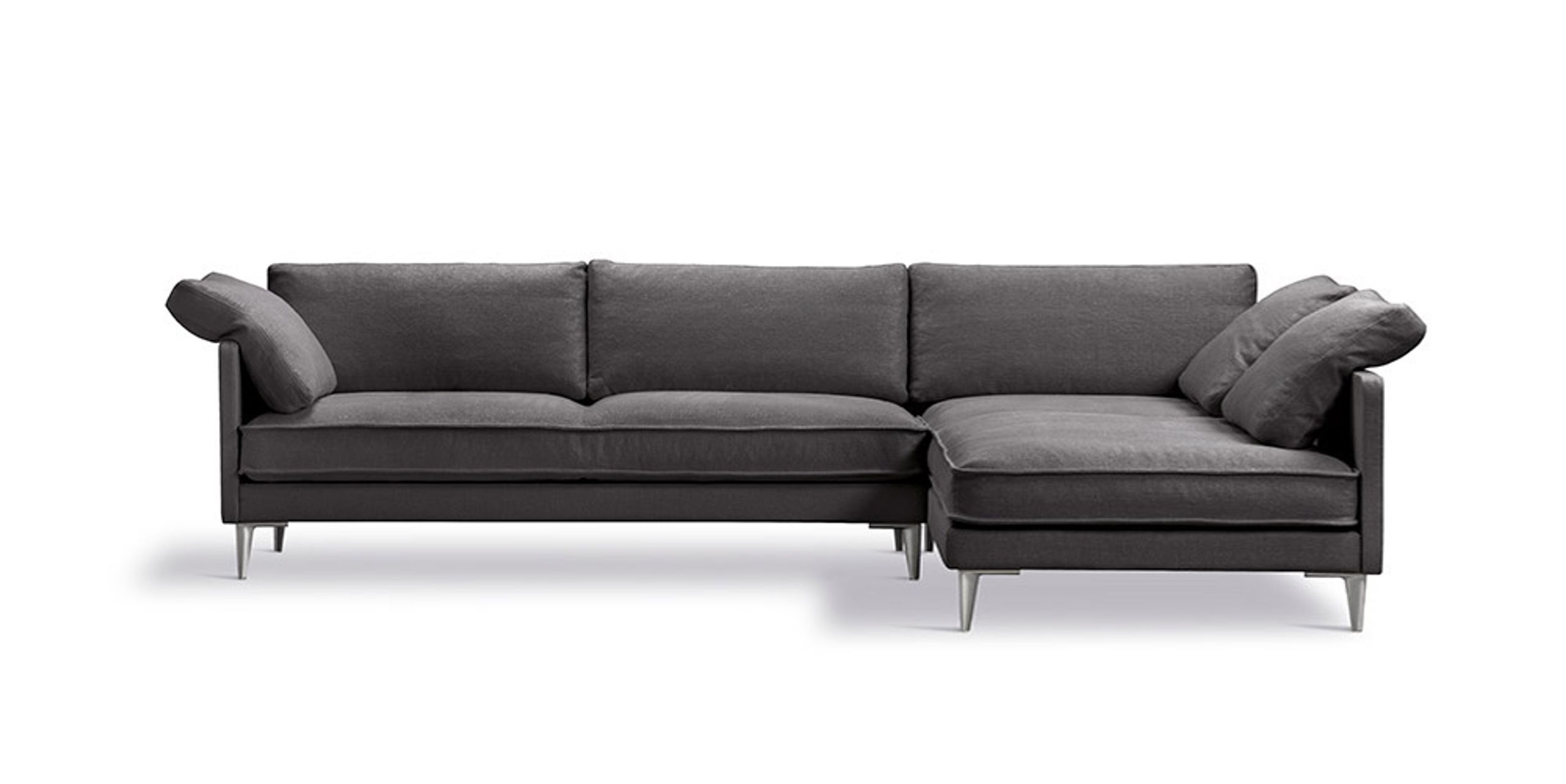 Fredericia Furniture - Couch - EJ295 Chaise Sofa 2955 by Erik Jørgensen Studio - Anta 700/Chrome
