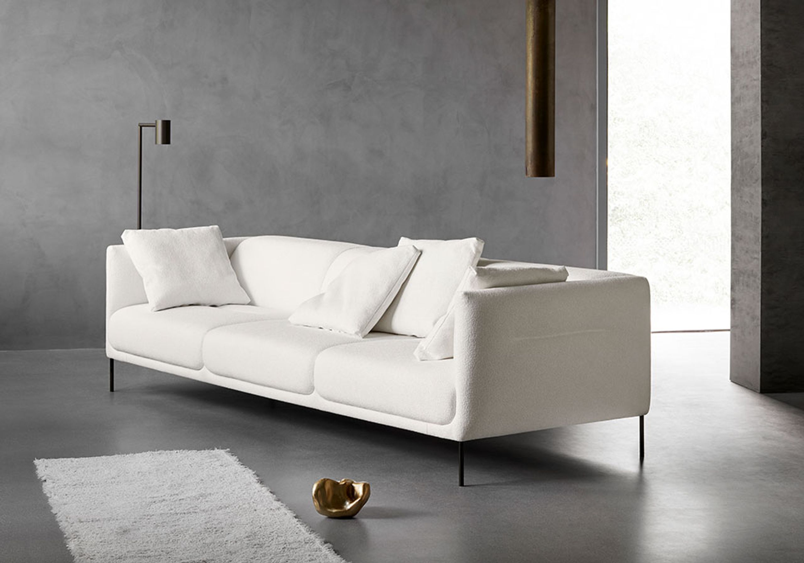 Fredericia Furniture - Sofá - Konami Sofa 4952 by Damian Williamson - Carlotto 200 / Black