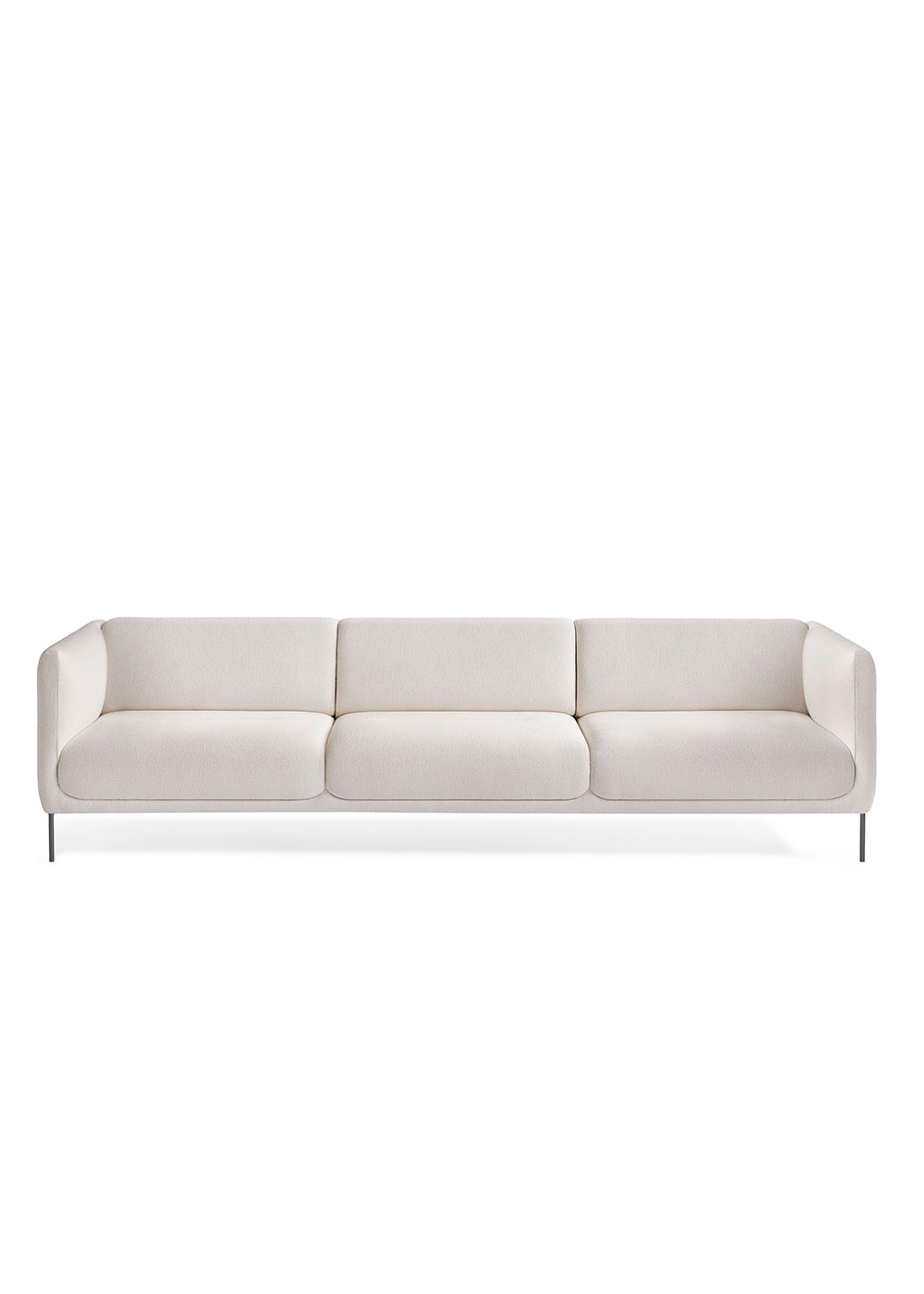Fredericia Furniture - Sofa - Konami Sofa 4953 by Damian Williamson - Carlotto 200 / Black