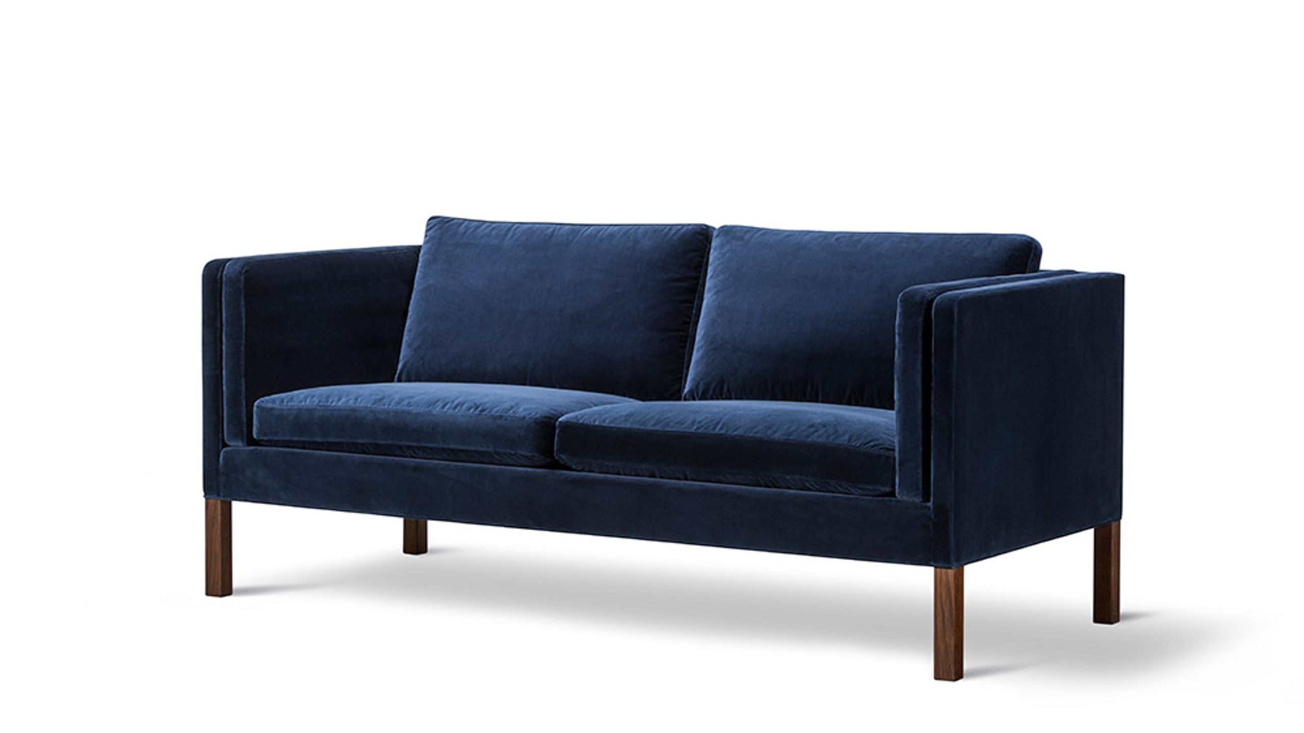 Fredericia Furniture - Sofa - Mogensen Sofa 2335 by Børge Mogensen - Harald 792 / Black Lacquered Oak