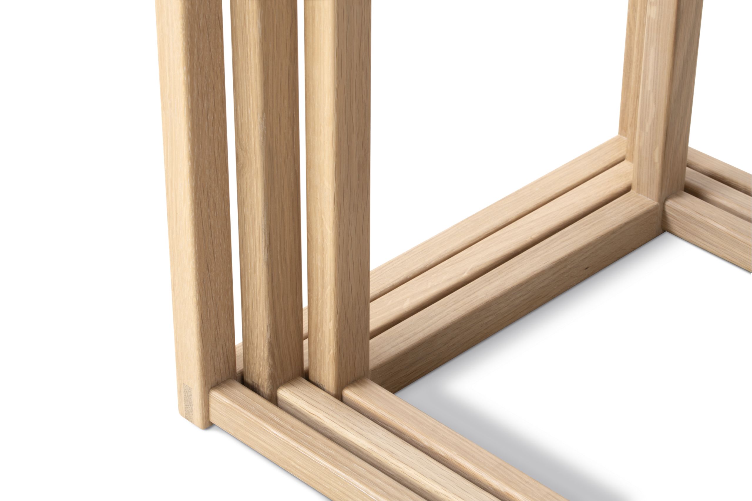 Fredericia Furniture - Sofabord - BM375 Nesting Tables / By Børge Mogensen - Oak Light Oil