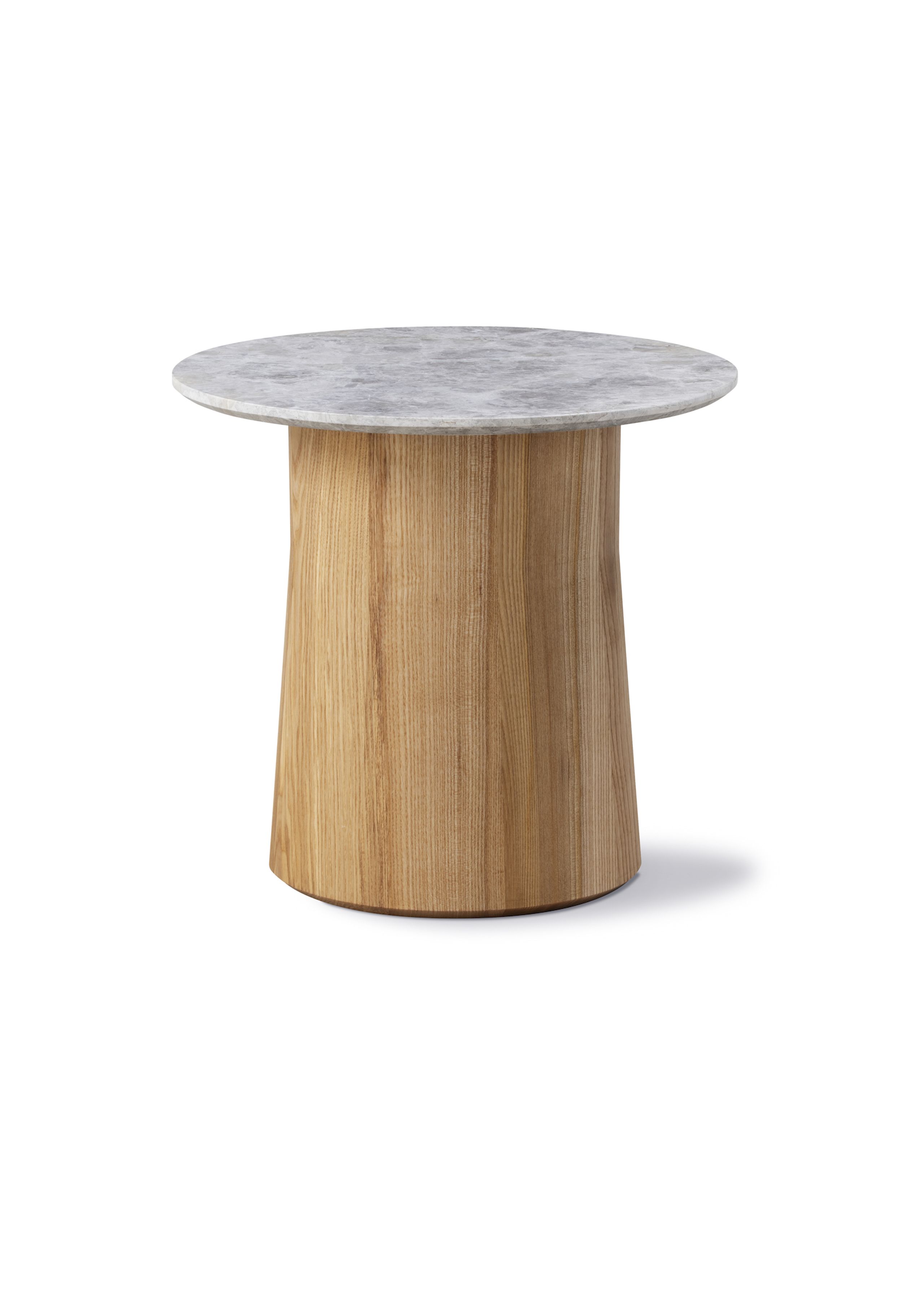 Fredericia Furniture - Coffee Table - Niveau Coffee Table 6804 by Cecilie Manz - Oiled Ash / Tundra Grey
