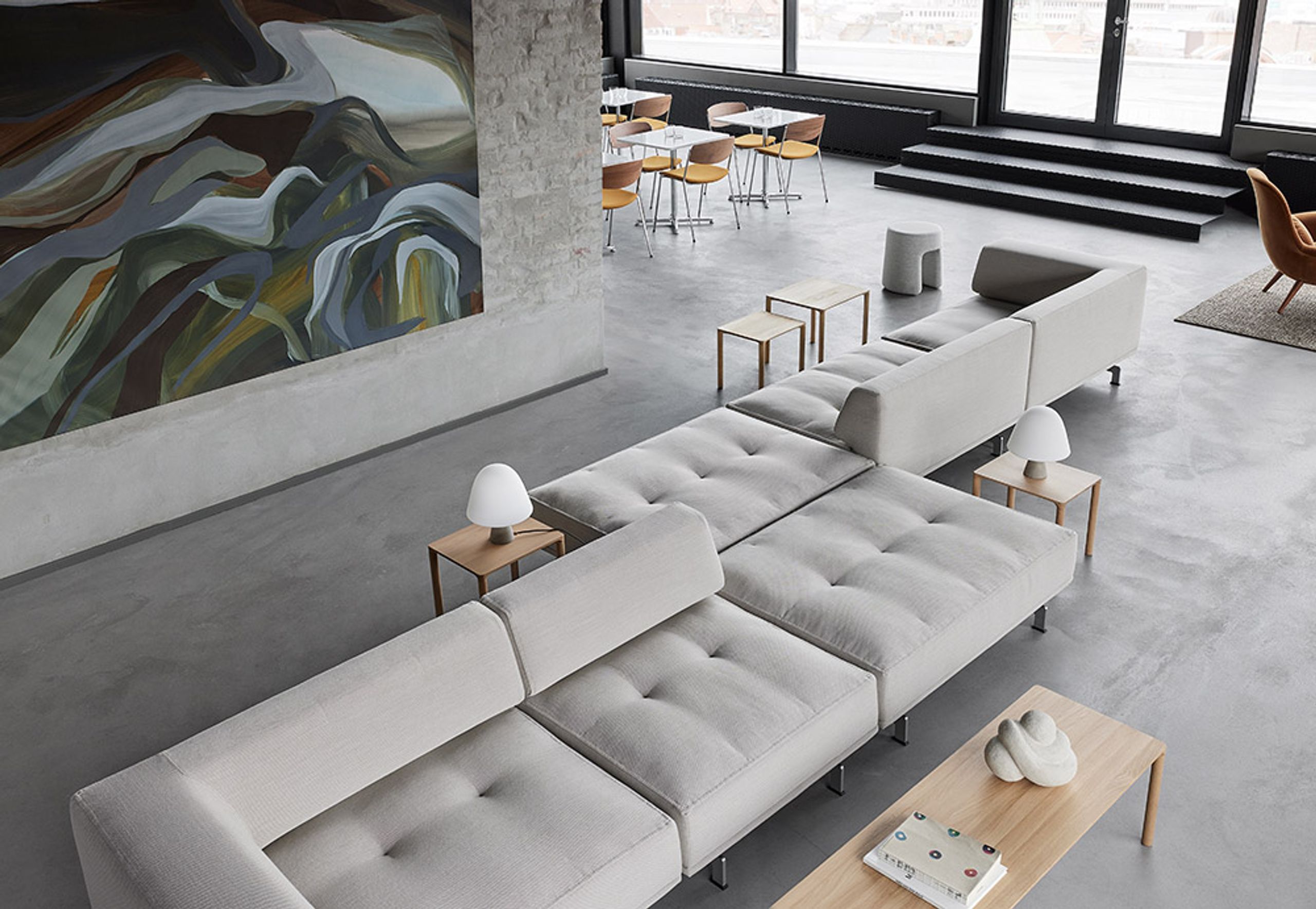 Fredericia Furniture - Sofabord - Piloti Wood Table 6700 by Hugo Passos - H35 - Light Oiled Oak