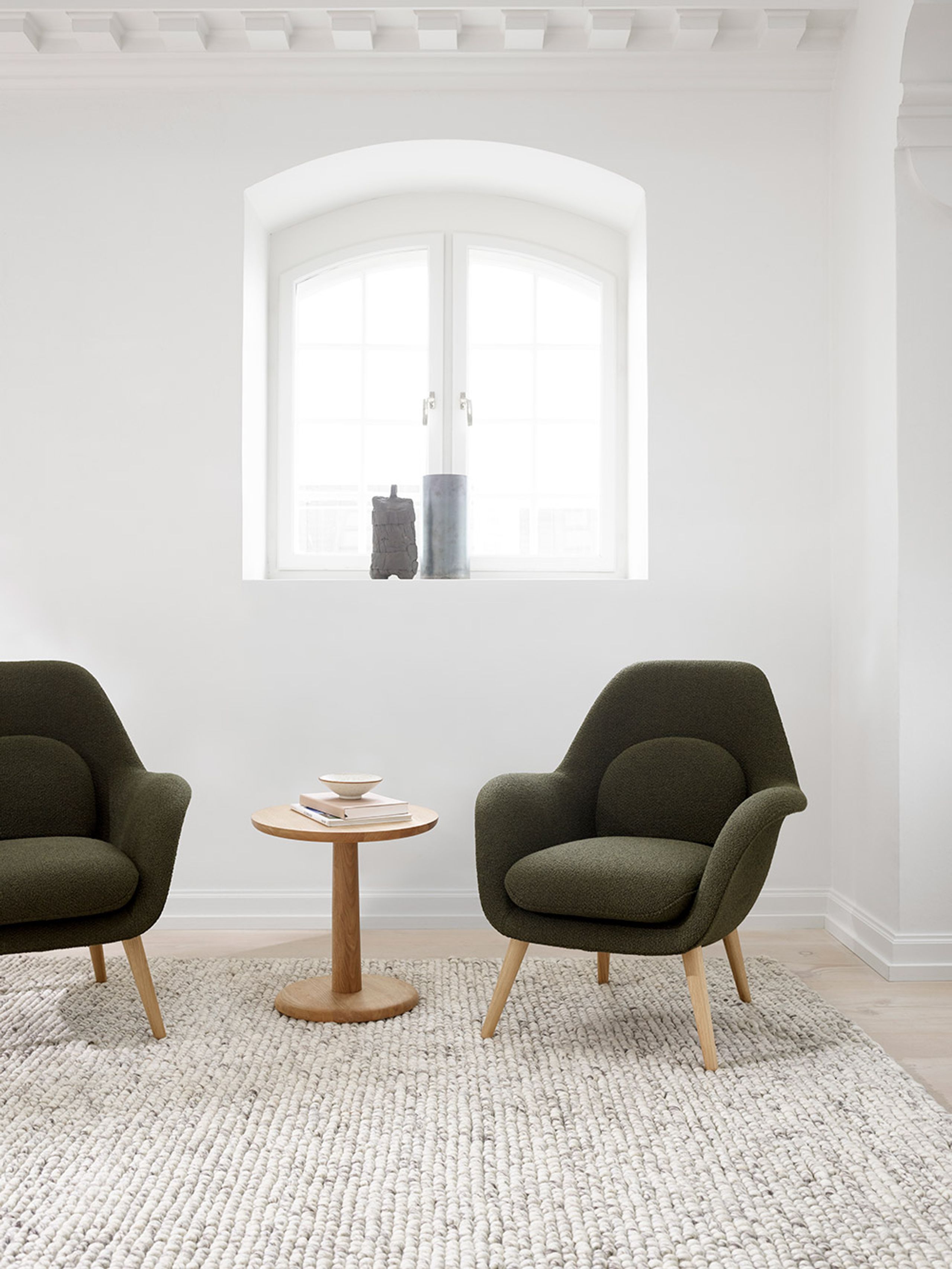 Fredericia Furniture - Stolik kawowy - Pon Side Table 1280 by Jasper Morrison - Soaped Oak