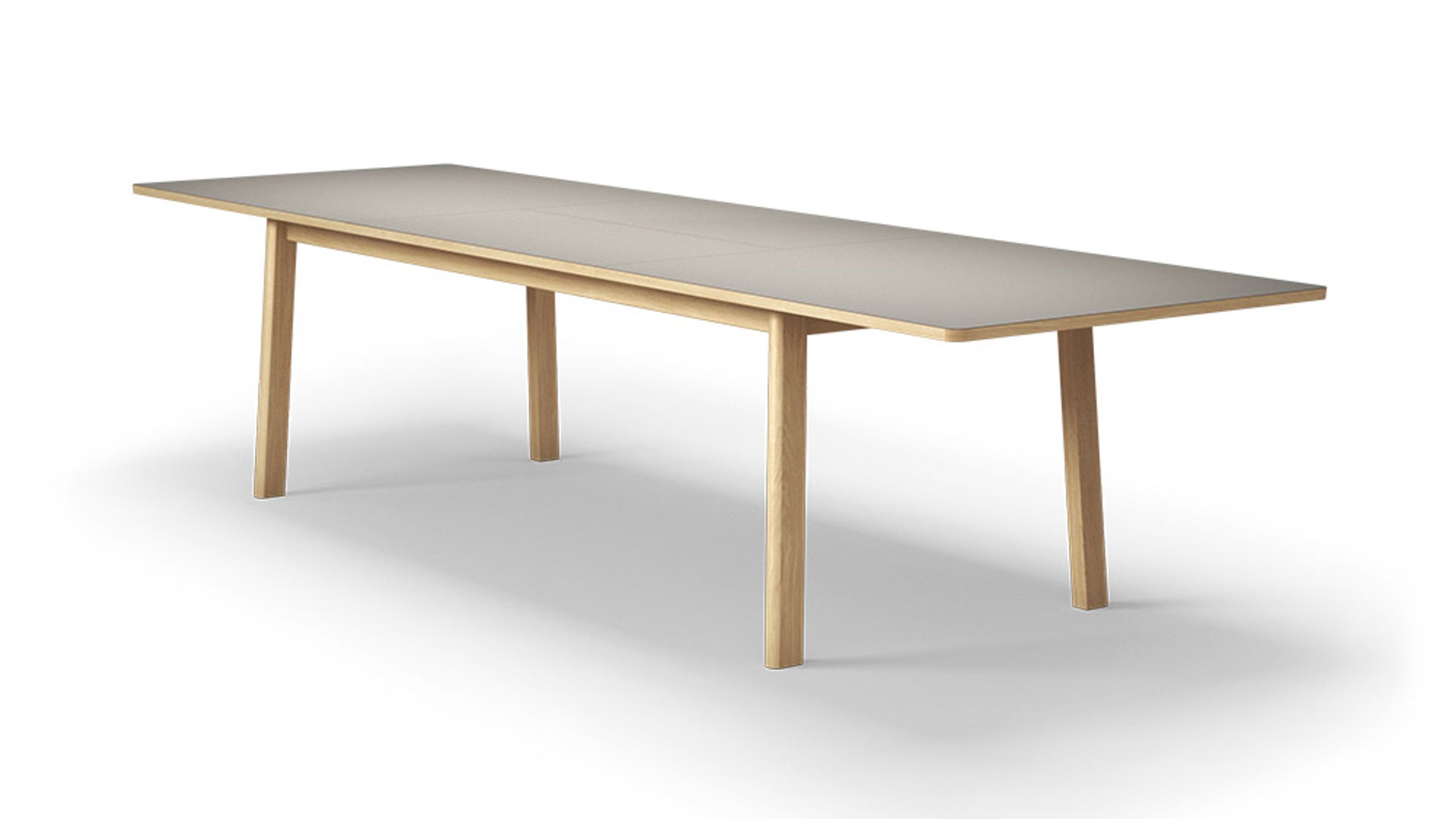 Fredericia Furniture - Dining Table - Ana Table 6490 by Arde - Soaped Oak / Almond