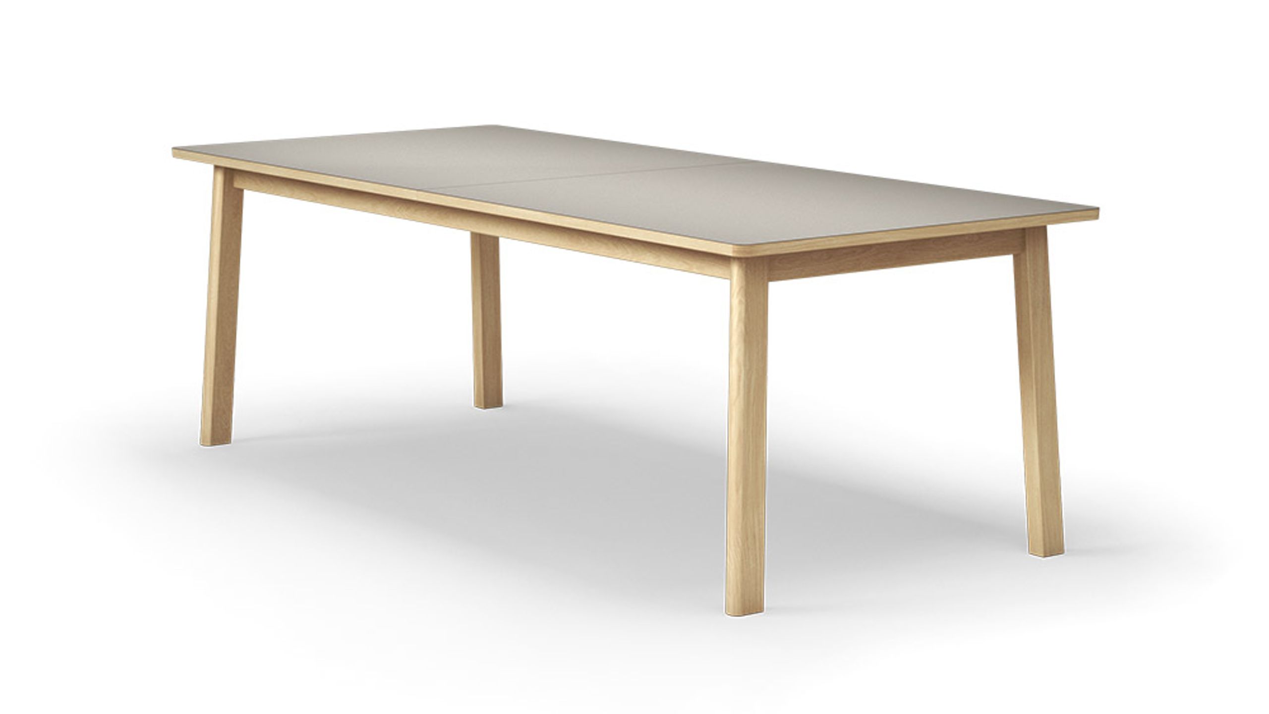 Fredericia Furniture - Dining Table - Ana Table 6490 by Arde - Soaped Oak / Almond