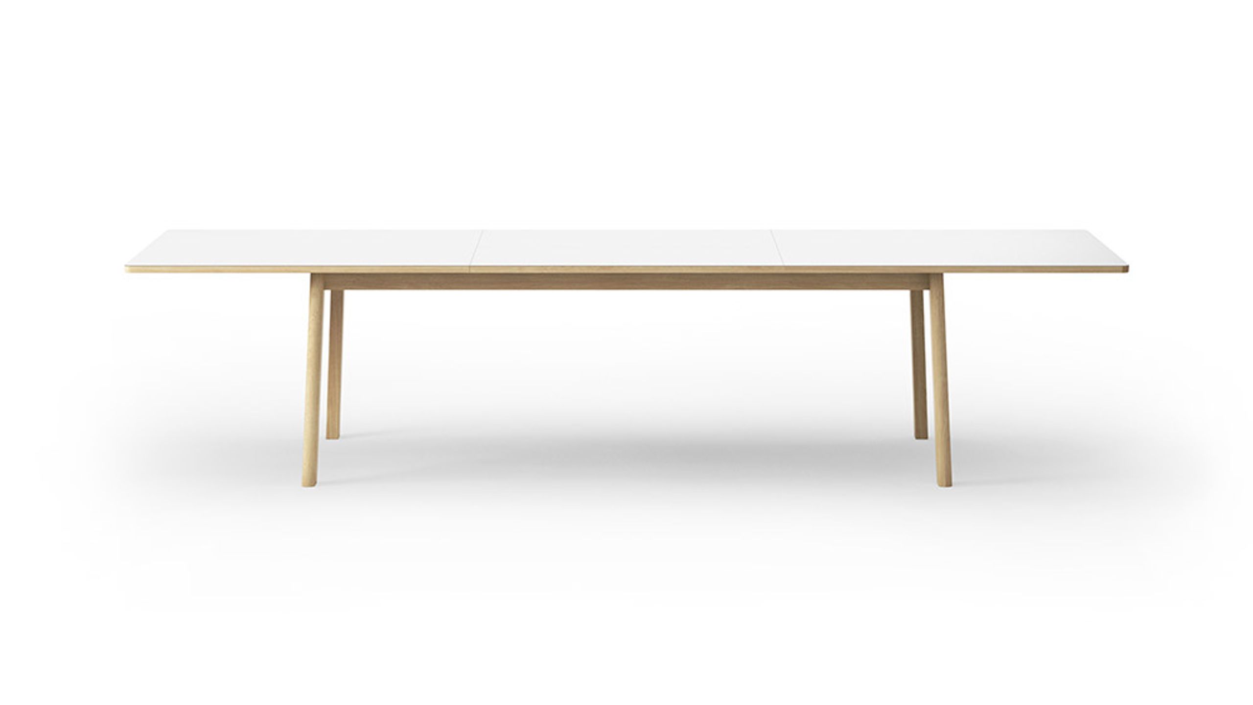 Fredericia Furniture - Dining Table - Ana Table 6490 by Arde - Soaped Oak / White