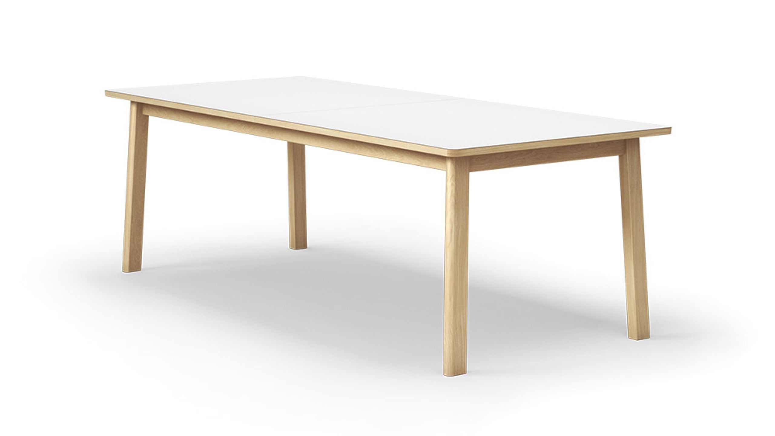 Fredericia Furniture - Dining Table - Ana Table 6490 by Arde - Soaped Oak / White