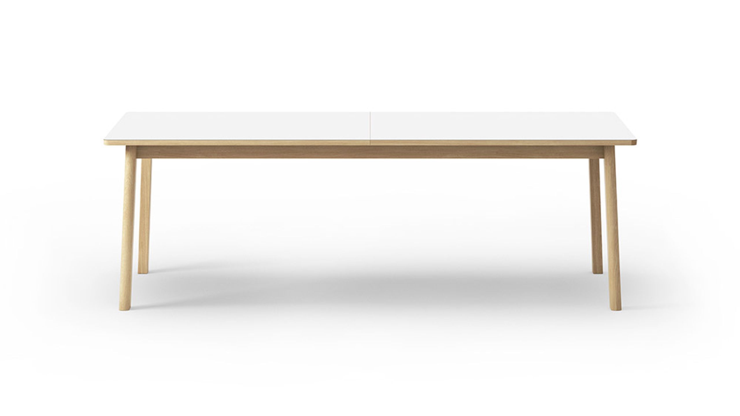 Fredericia Furniture - Dining Table - Ana Table 6490 by Arde - Soaped Oak / White