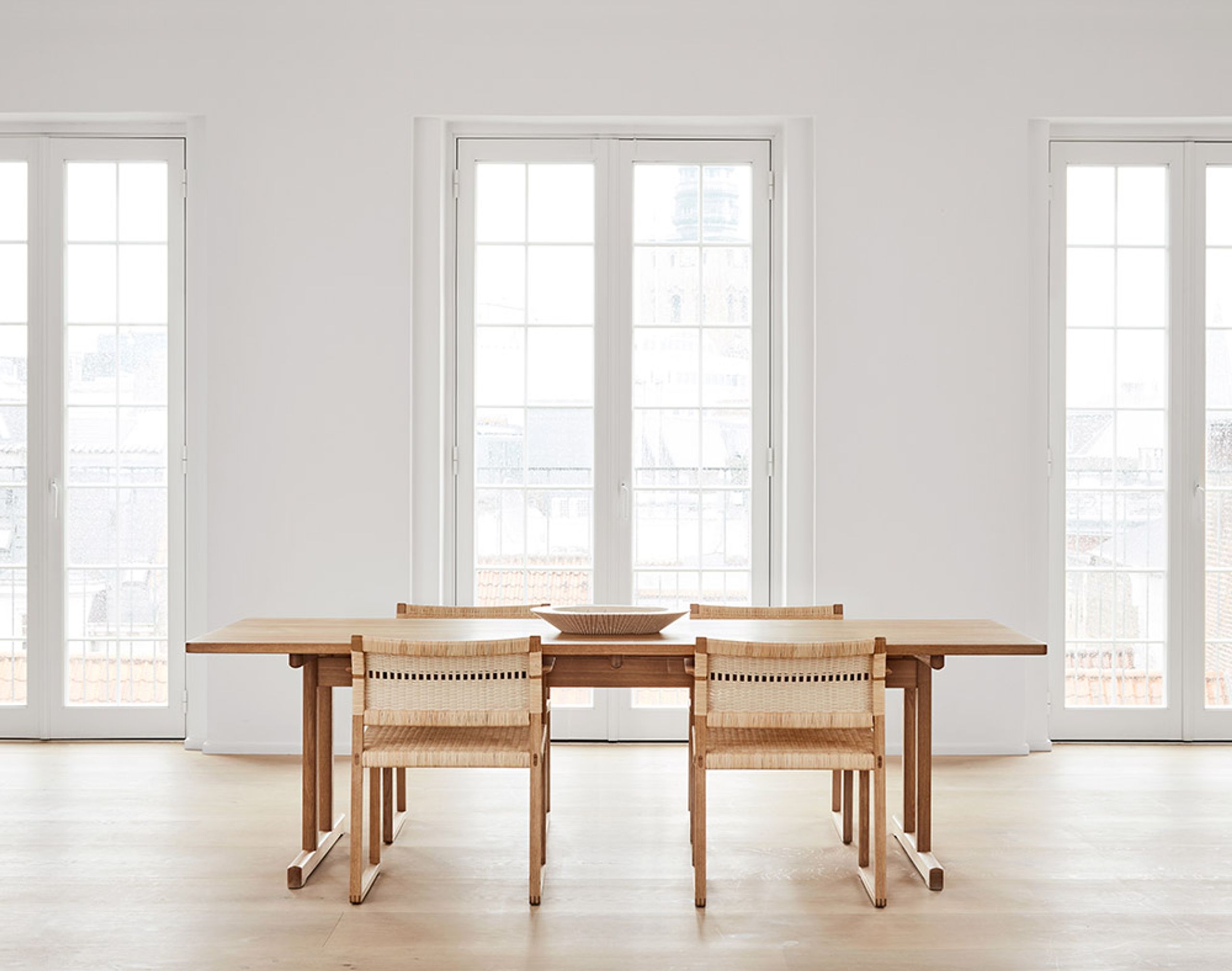 Fredericia Furniture - Table à manger - BM86 Mogensen Table 6286 by Børge Mogensen - Light Oiled Oak