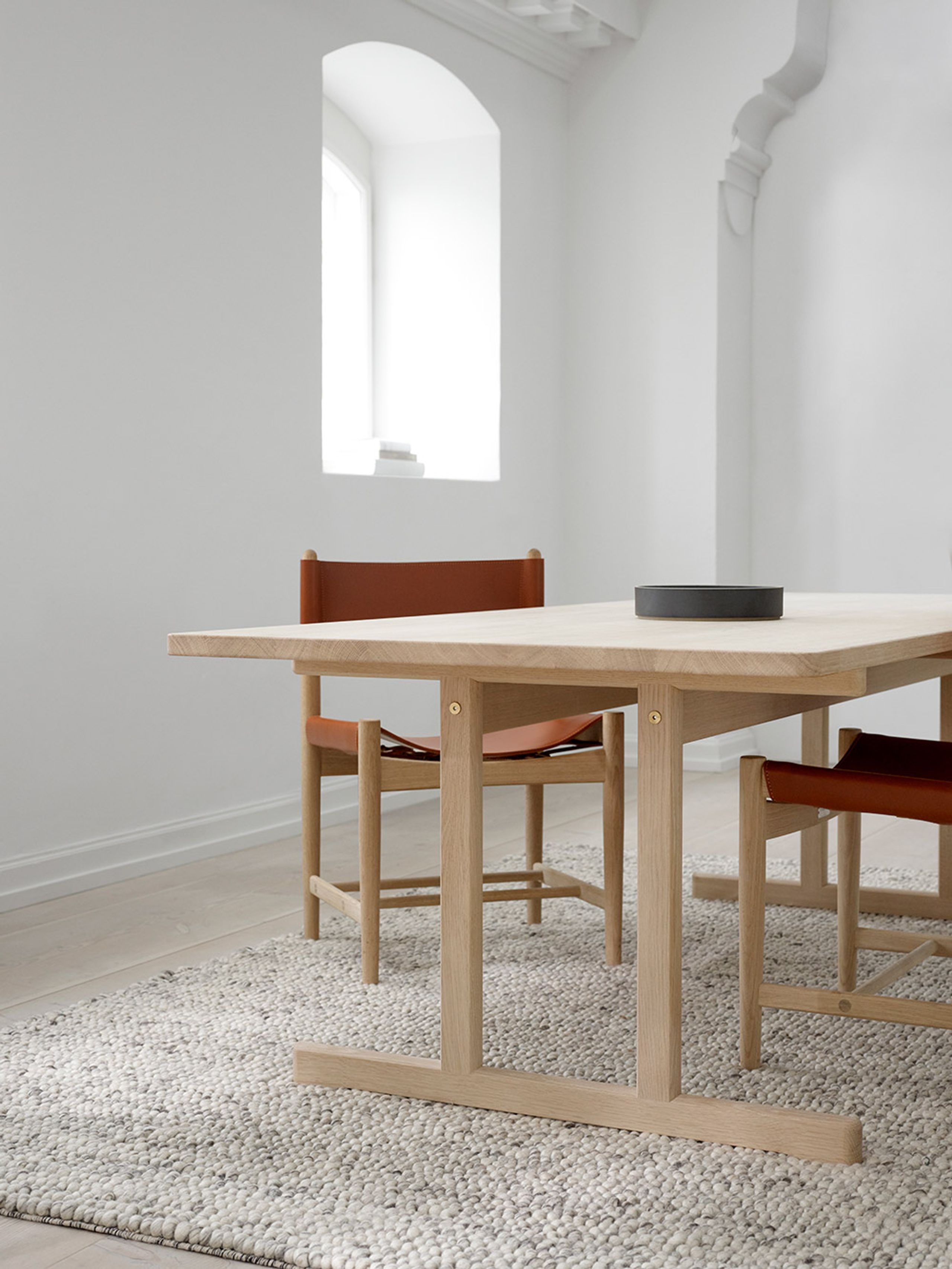 Fredericia Furniture - Table à manger - BM86 Mogensen Table 6286 by Børge Mogensen - Light Oiled Oak