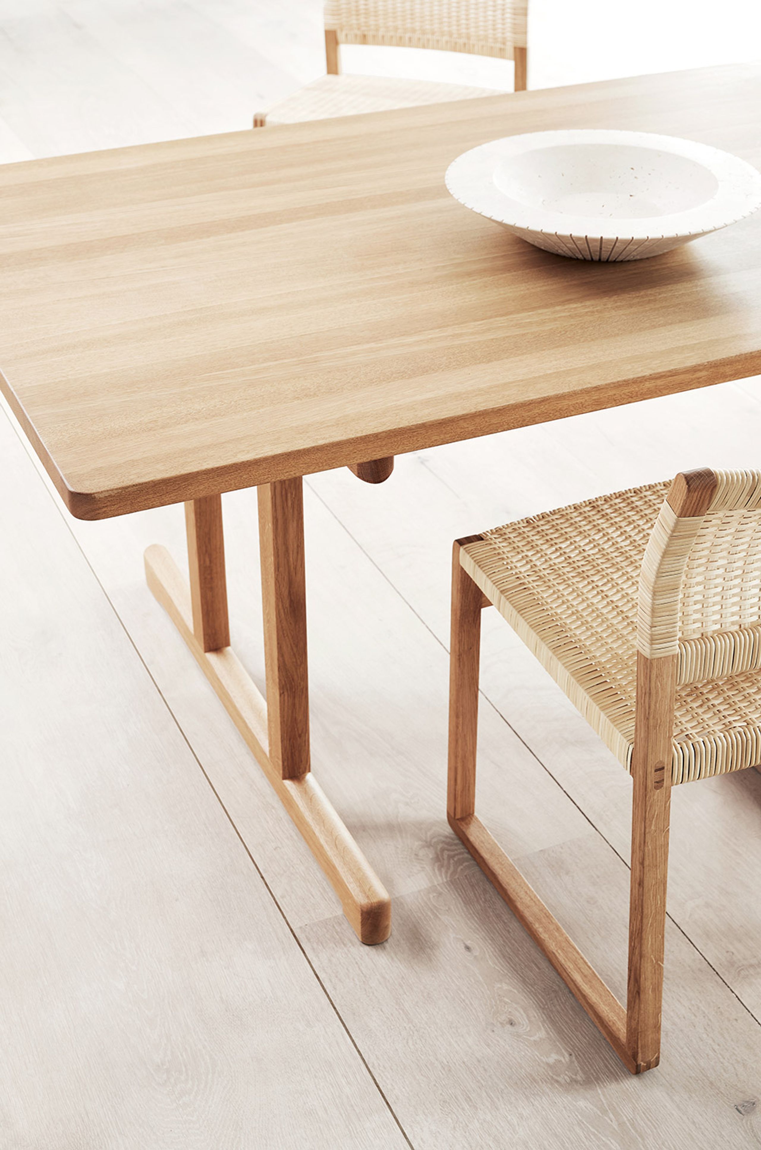 Fredericia Furniture - Table à manger - BM86 Mogensen Table 6286 by Børge Mogensen - Light Oiled Oak