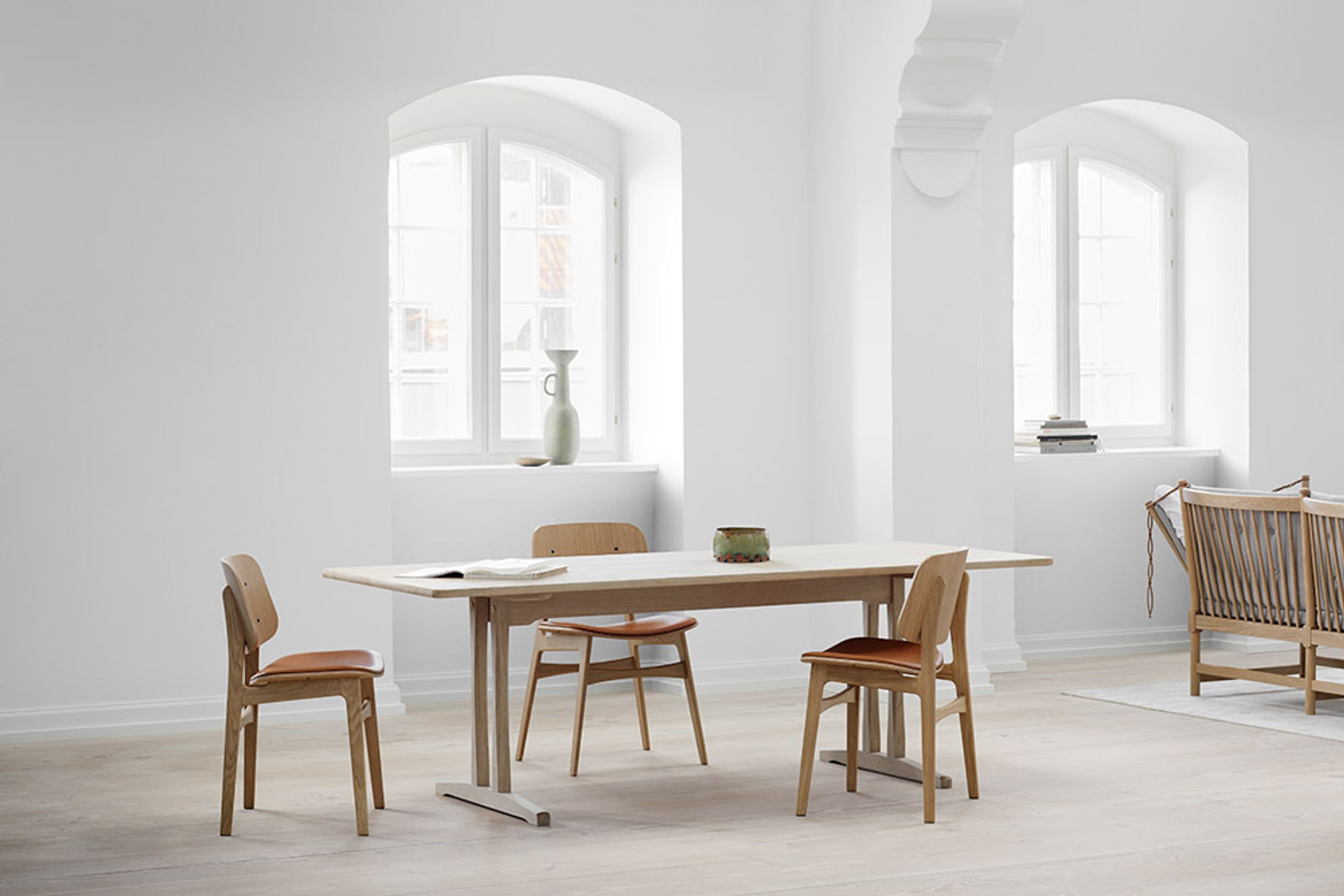 Fredericia Furniture - Stół jadalny - Mogensen C18 Table 6290 by Børge Mogensen - Oiled Smoked Oak