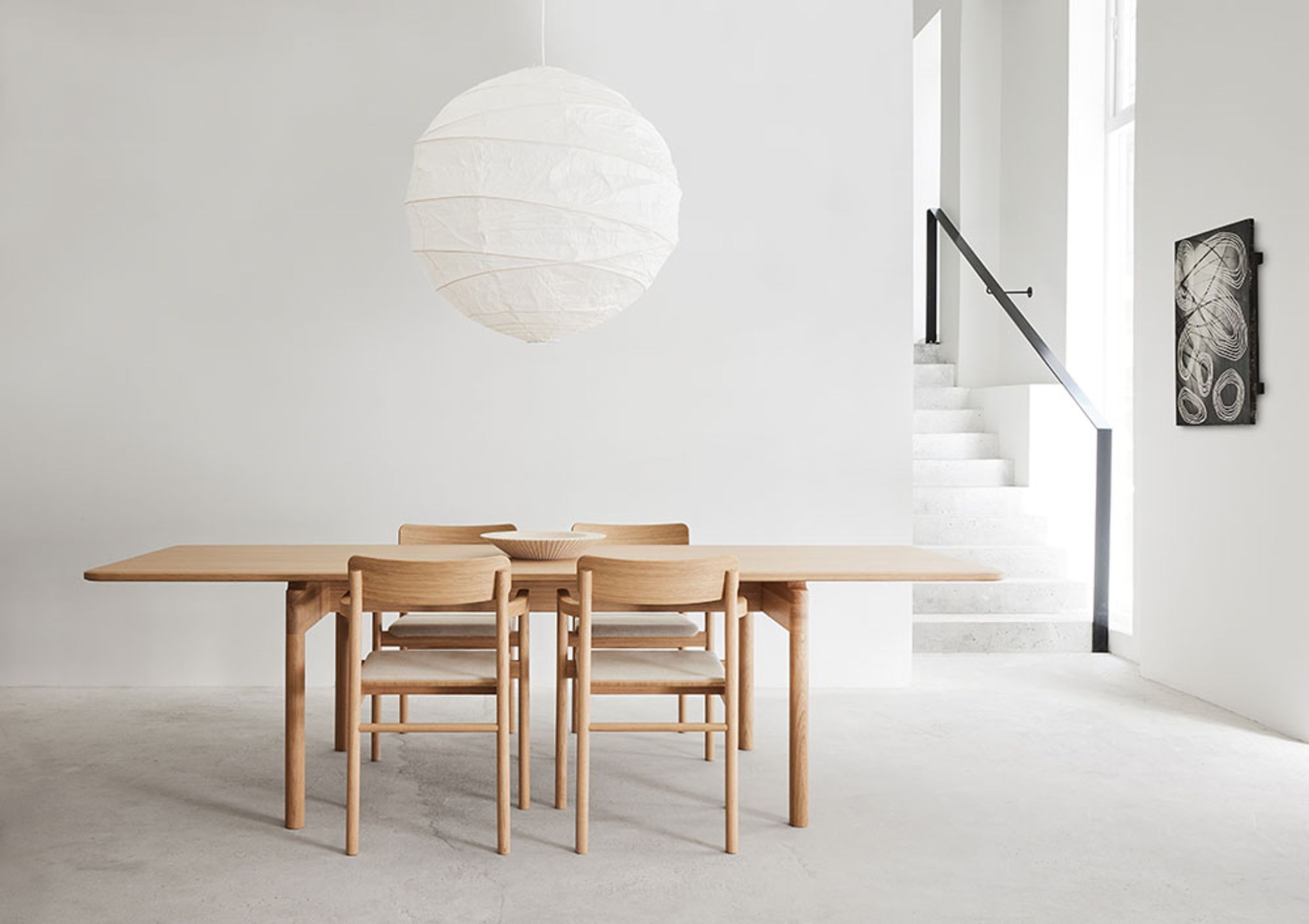 Fredericia Furniture - Stół jadalny - Post Table 6440 by Cecilie Manz - Soaped Oak