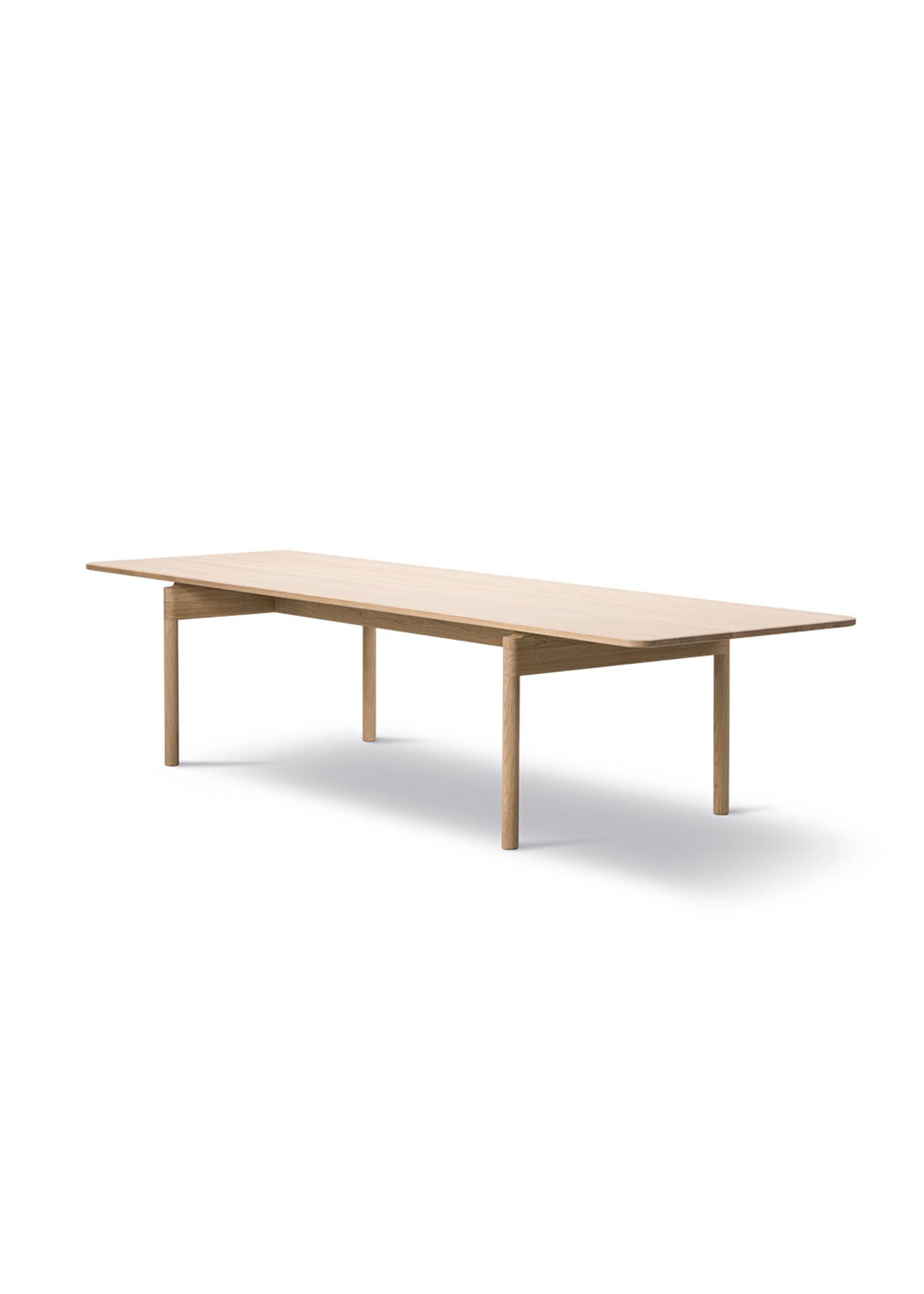 Fredericia Furniture - Dining Table - Post Table 6442 by Cecilie Manz - Soaped Oak