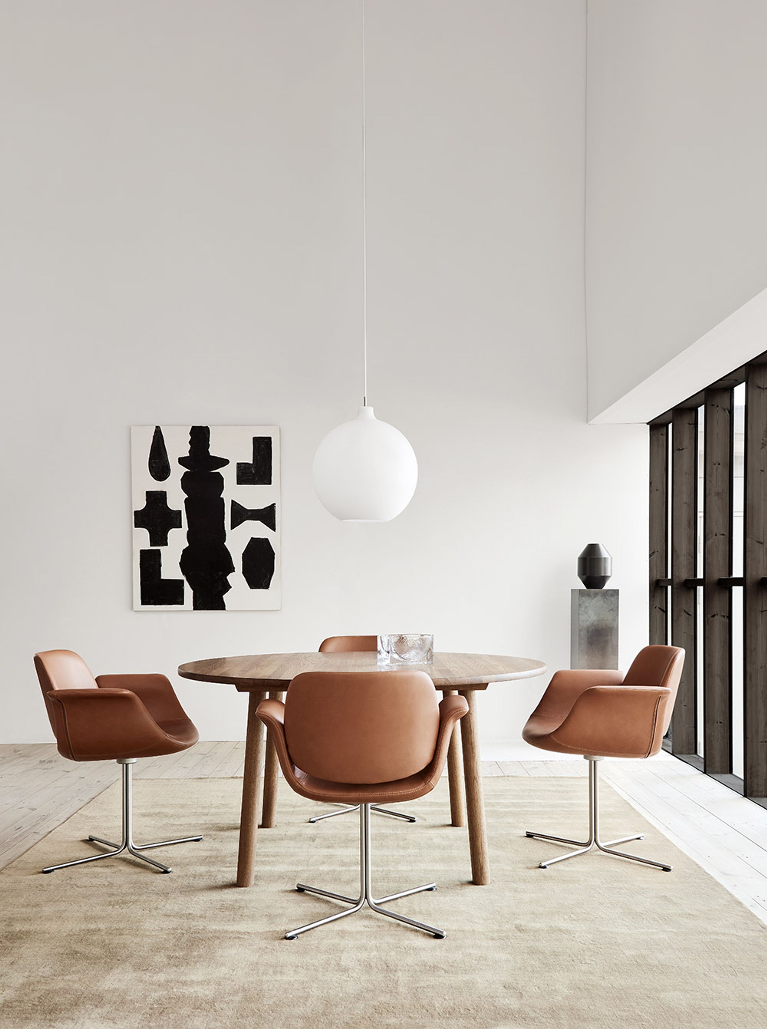 Fredericia Furniture - Dining Table - Taro Table 6121 by Jasper Morrison - Oiled Smoked Oak