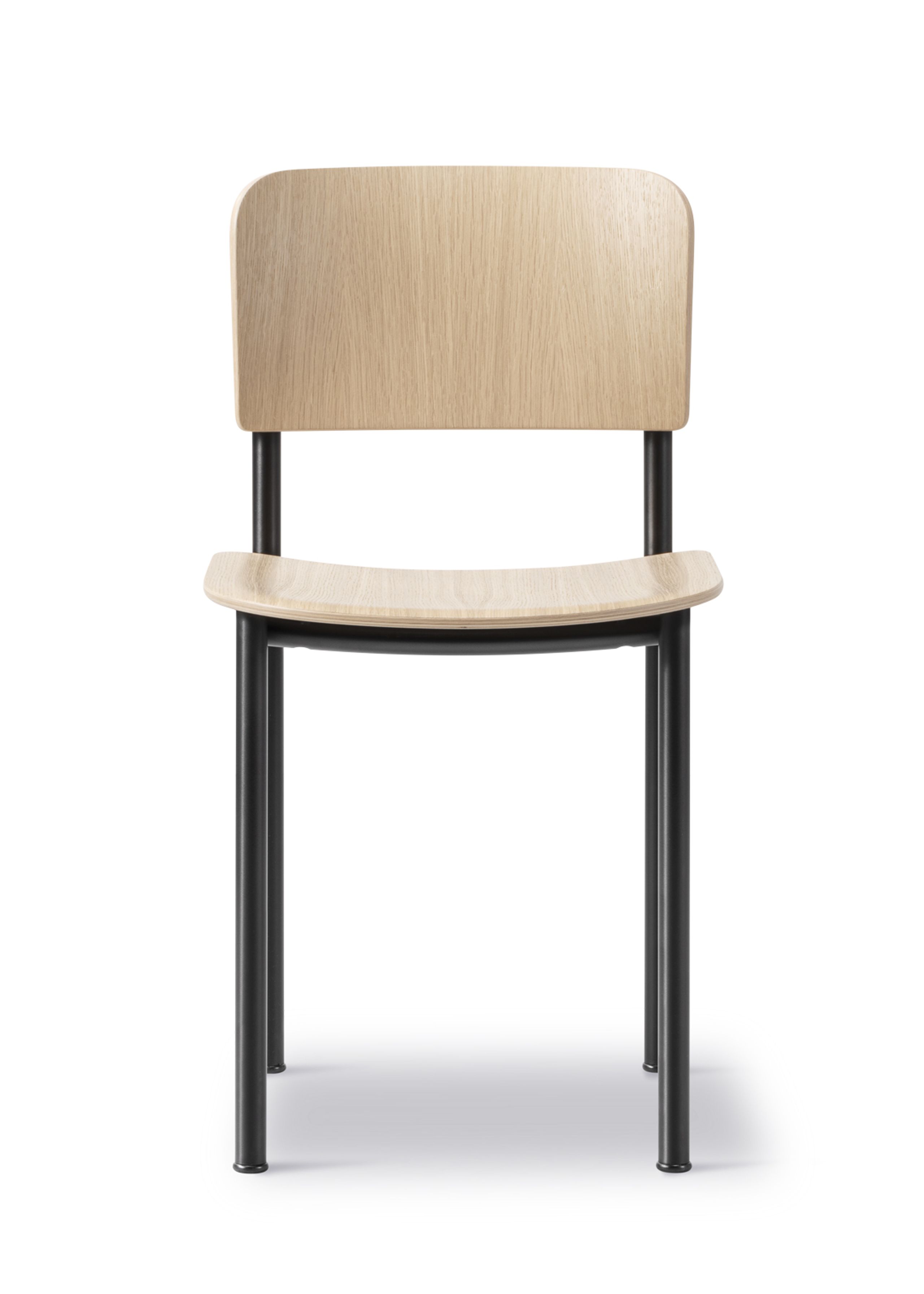 Fredericia Furniture - Chaise à manger - Plan Chair 3412 by Edward Barber & Jay Osgerby - Lacquered Oak / Black