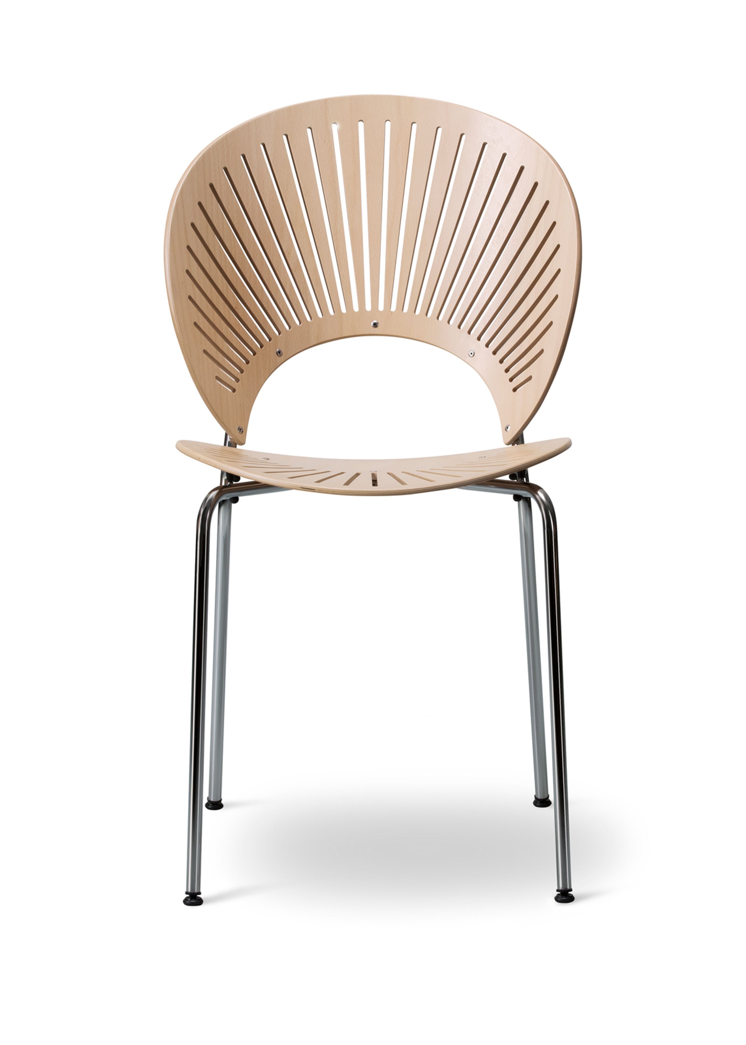 Fredericia Furniture - Dining chair - Trinidad Chair 3398 by Nanna Ditzel - Lacquered Beech