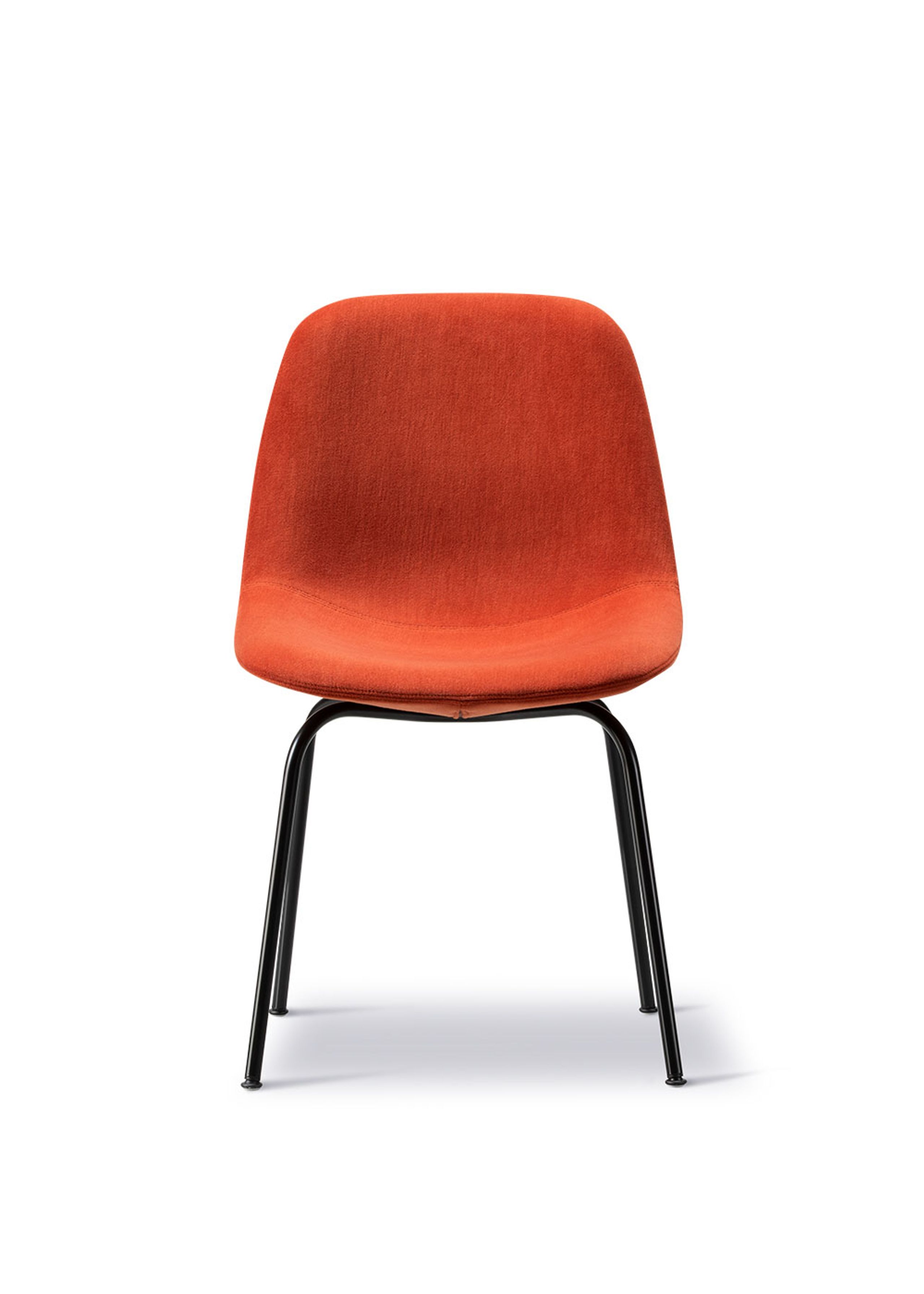 Fredericia Furniture - Chair - Eyes 4-Leg Chair 4810 by Foersom & Hiort-Lorenzen - Gentle 373 / Black