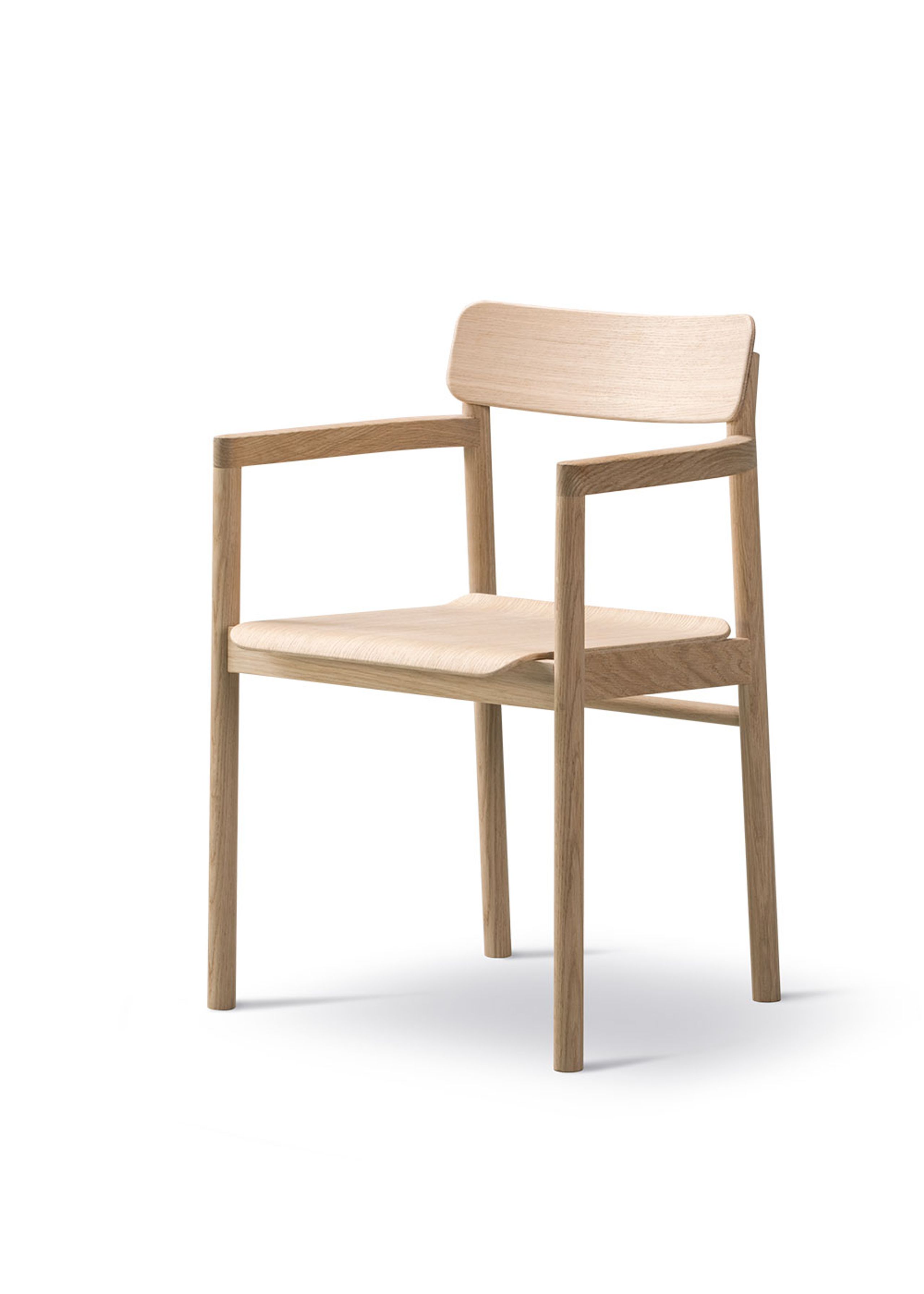 Fredericia Furniture - Chair - Post Chair 3445 by Cecilie Manz - Lacquered Oak