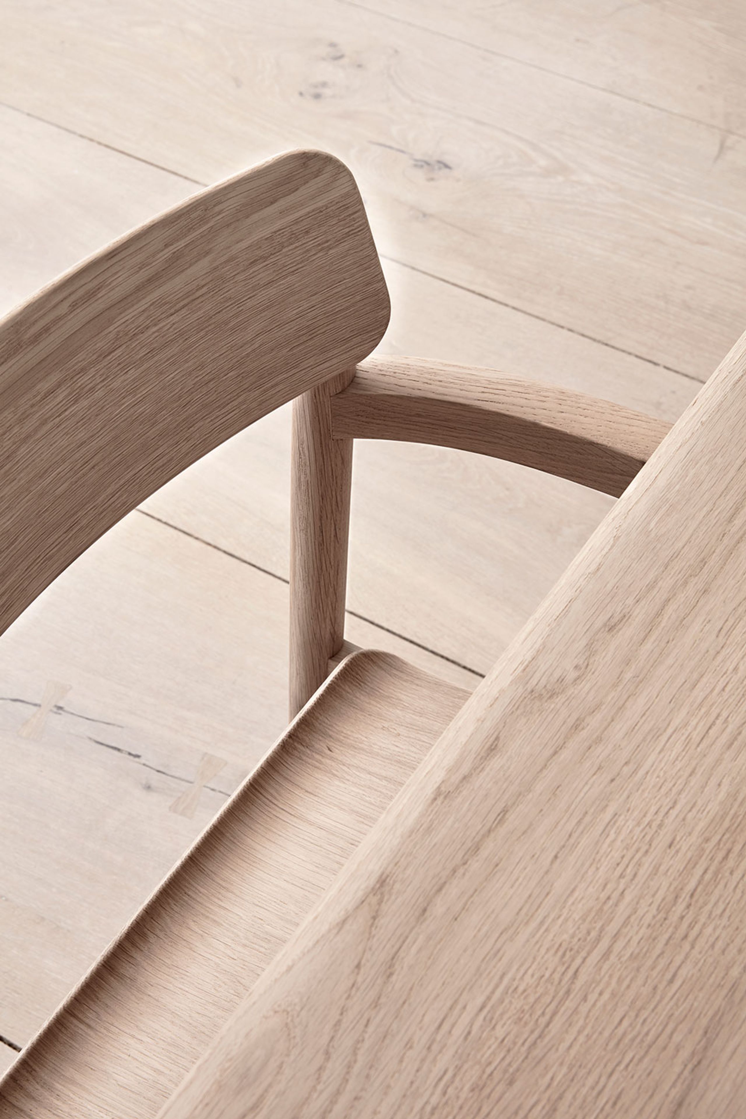 Fredericia Furniture - Chair - Post Chair 3445 by Cecilie Manz - Lacquered Oak