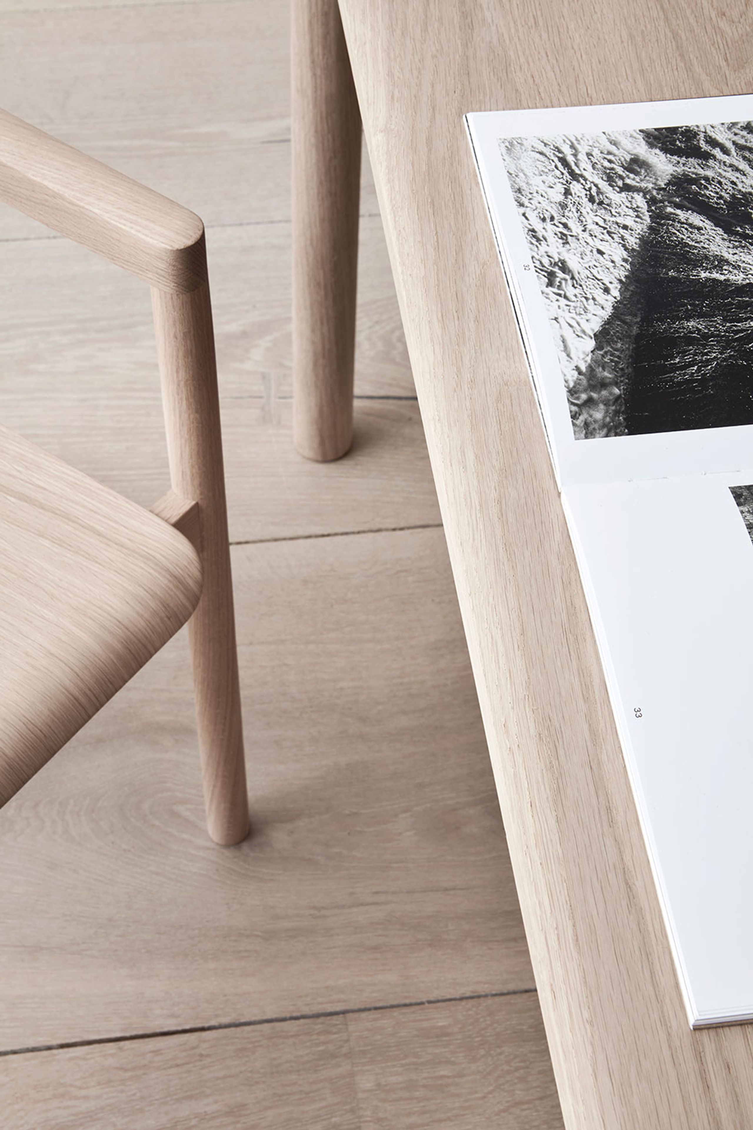 Fredericia Furniture - Chair - Post Chair 3445 by Cecilie Manz - Lacquered Oak