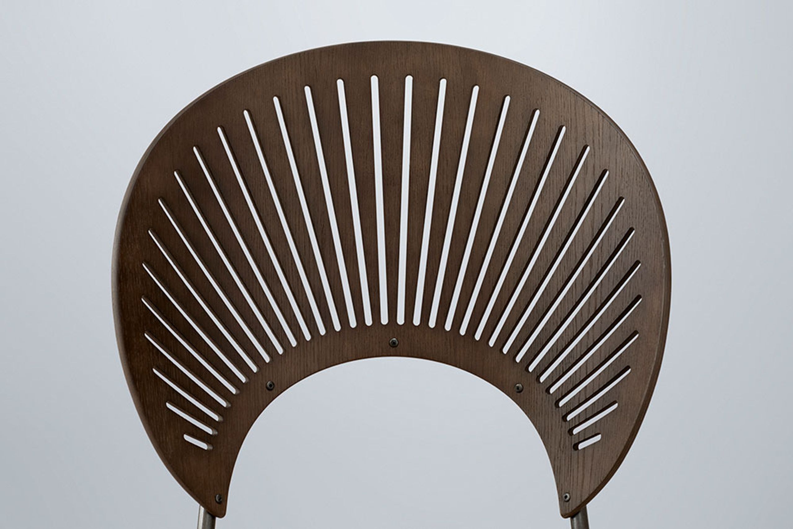 Fredericia Furniture - Chair - Trinidad Chair 3398 by Nanna Ditzel - Light Grey Stained Oak / Black