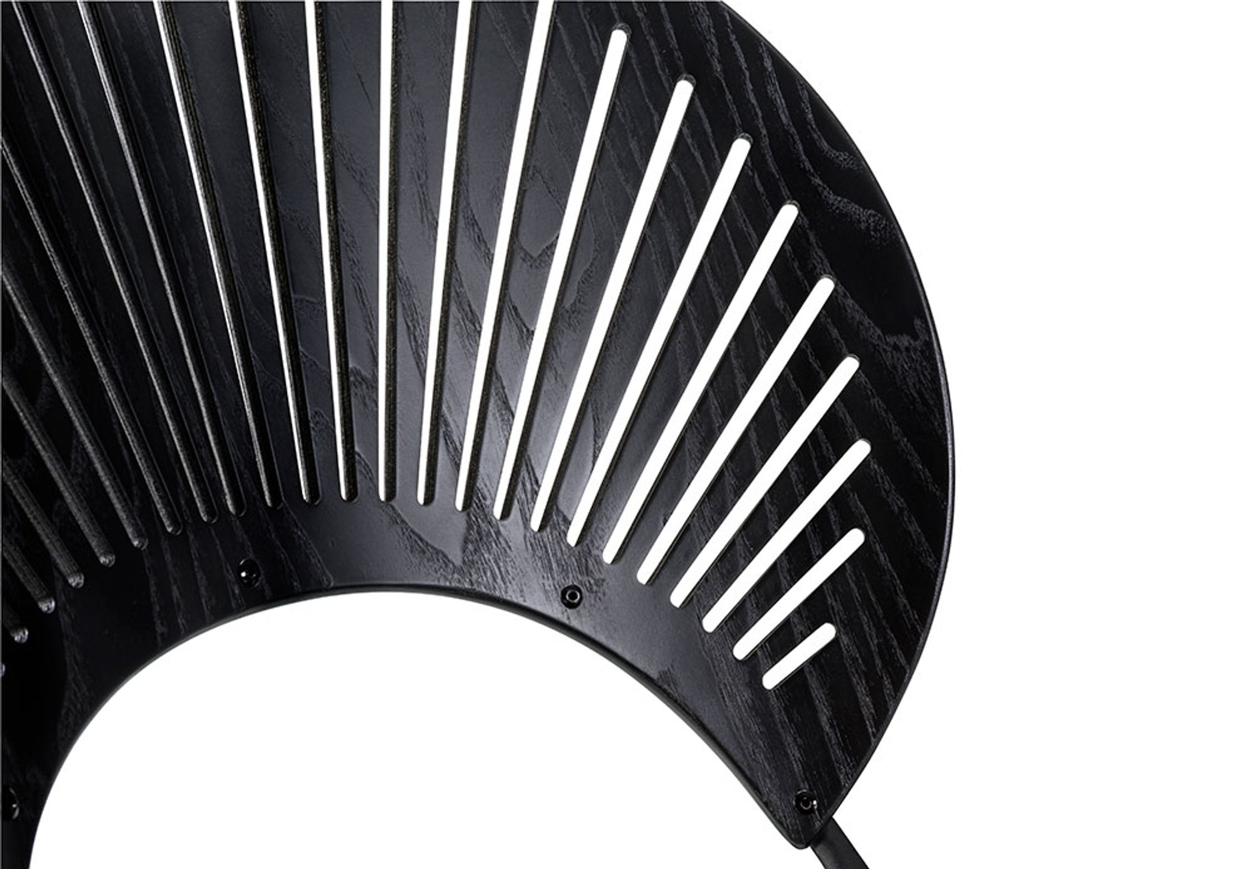 Fredericia Furniture - Chair - Trinidad Chair 3398 by Nanna Ditzel - Light Grey Stained Oak / Black