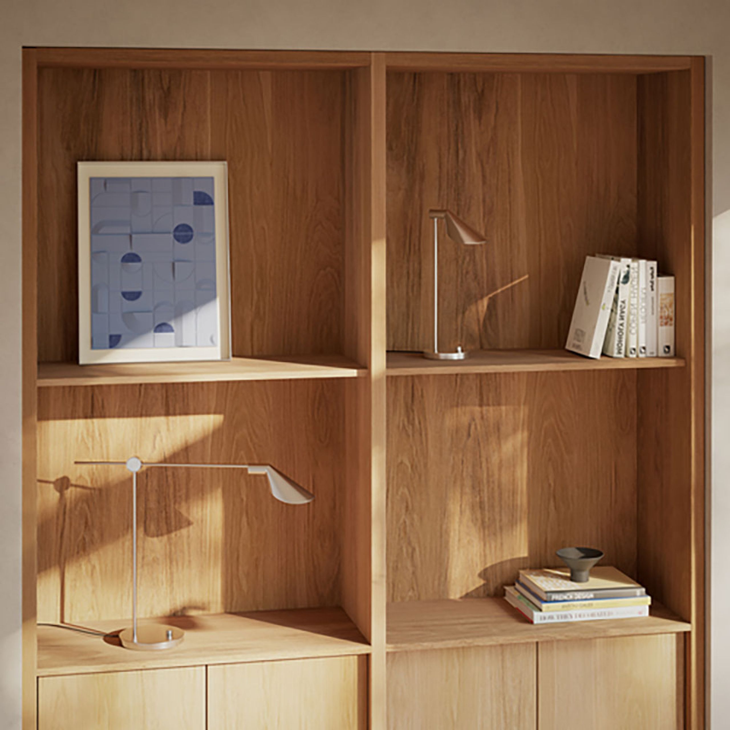 Fritz Hansen - Tafellamp - MS021 Table Lamp - Black PVD