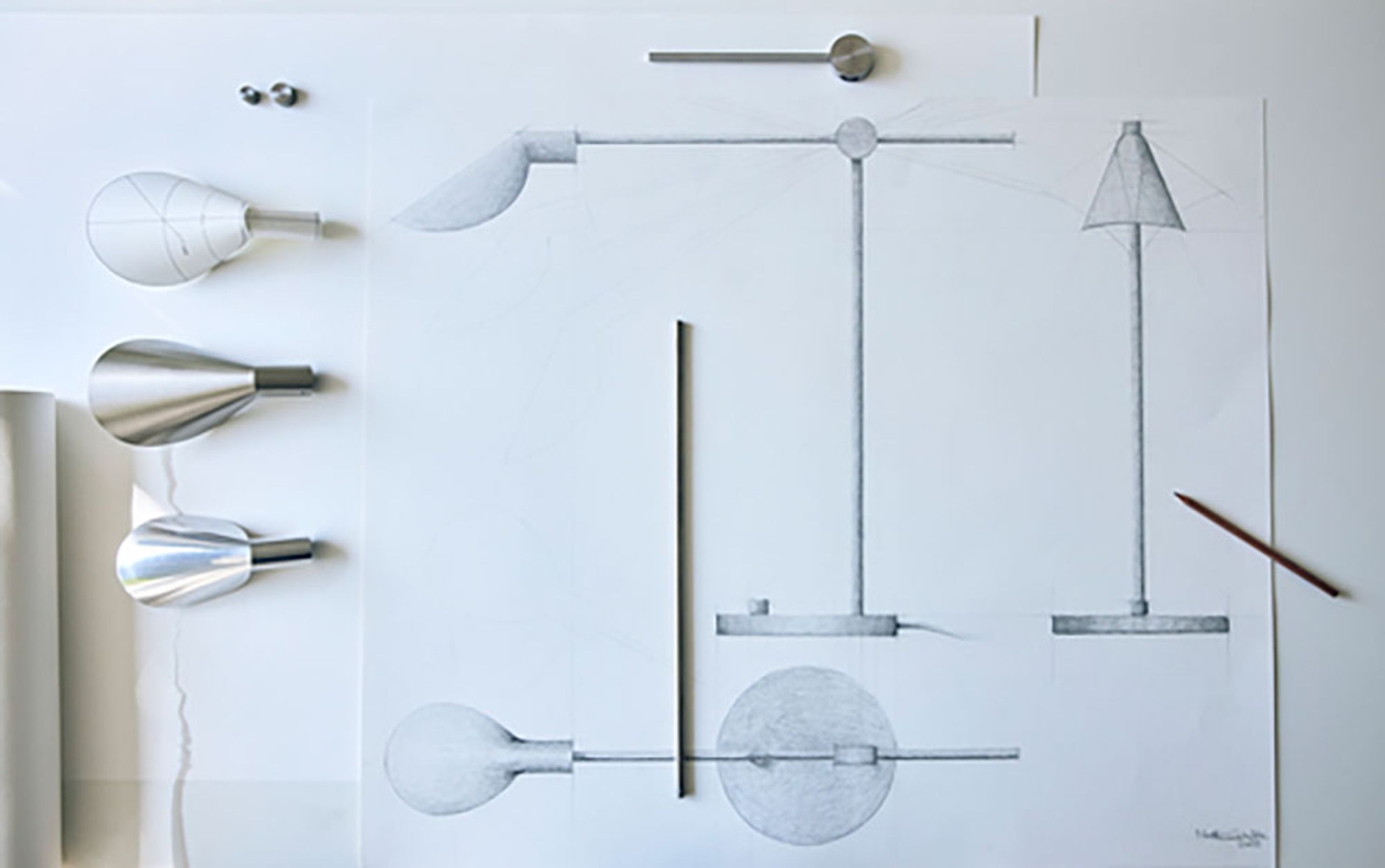 Fritz Hansen - Table Lamp - MS021 Table Lamp - Steel