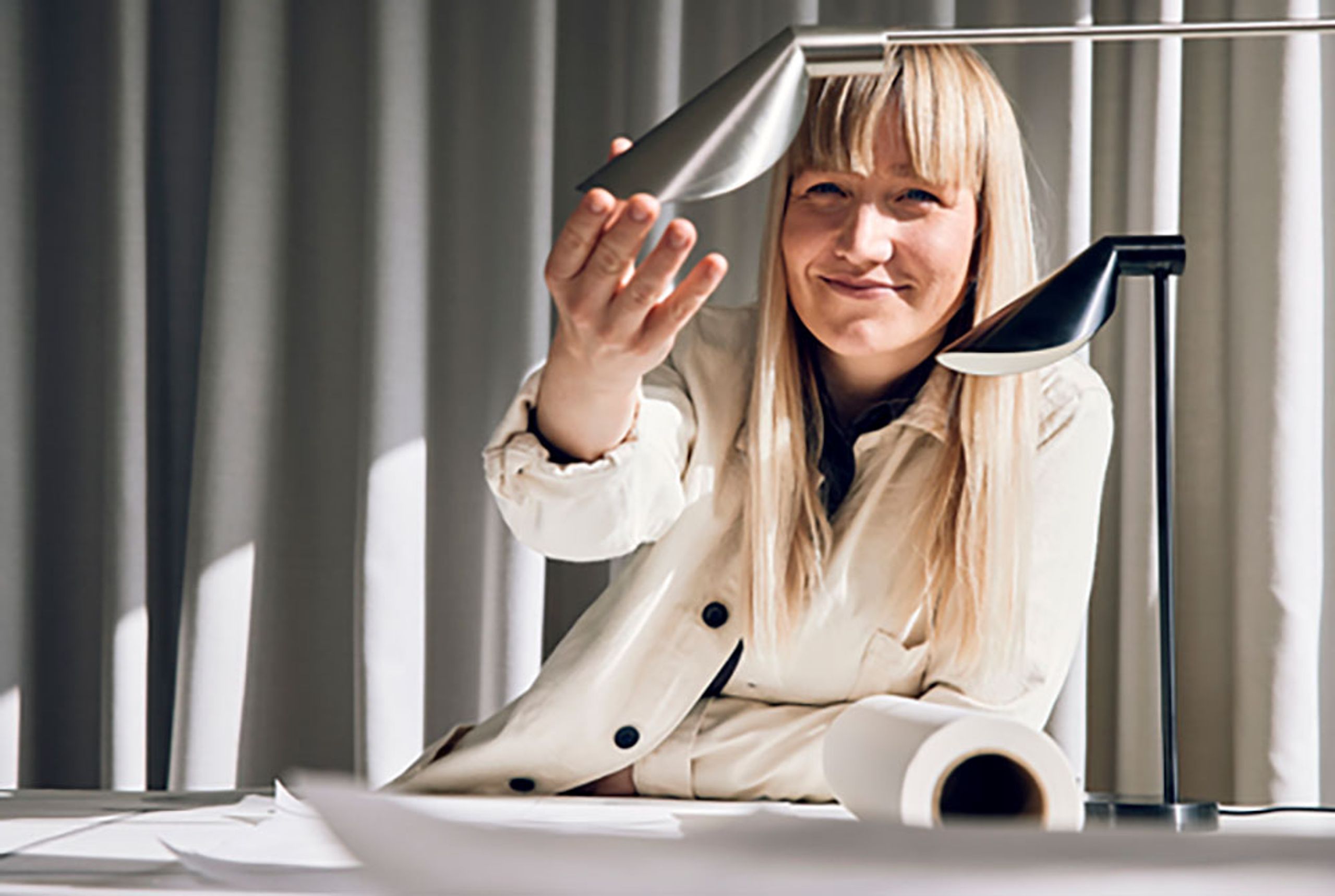 Fritz Hansen - Table Lamp - MS021 Table Lamp - Steel