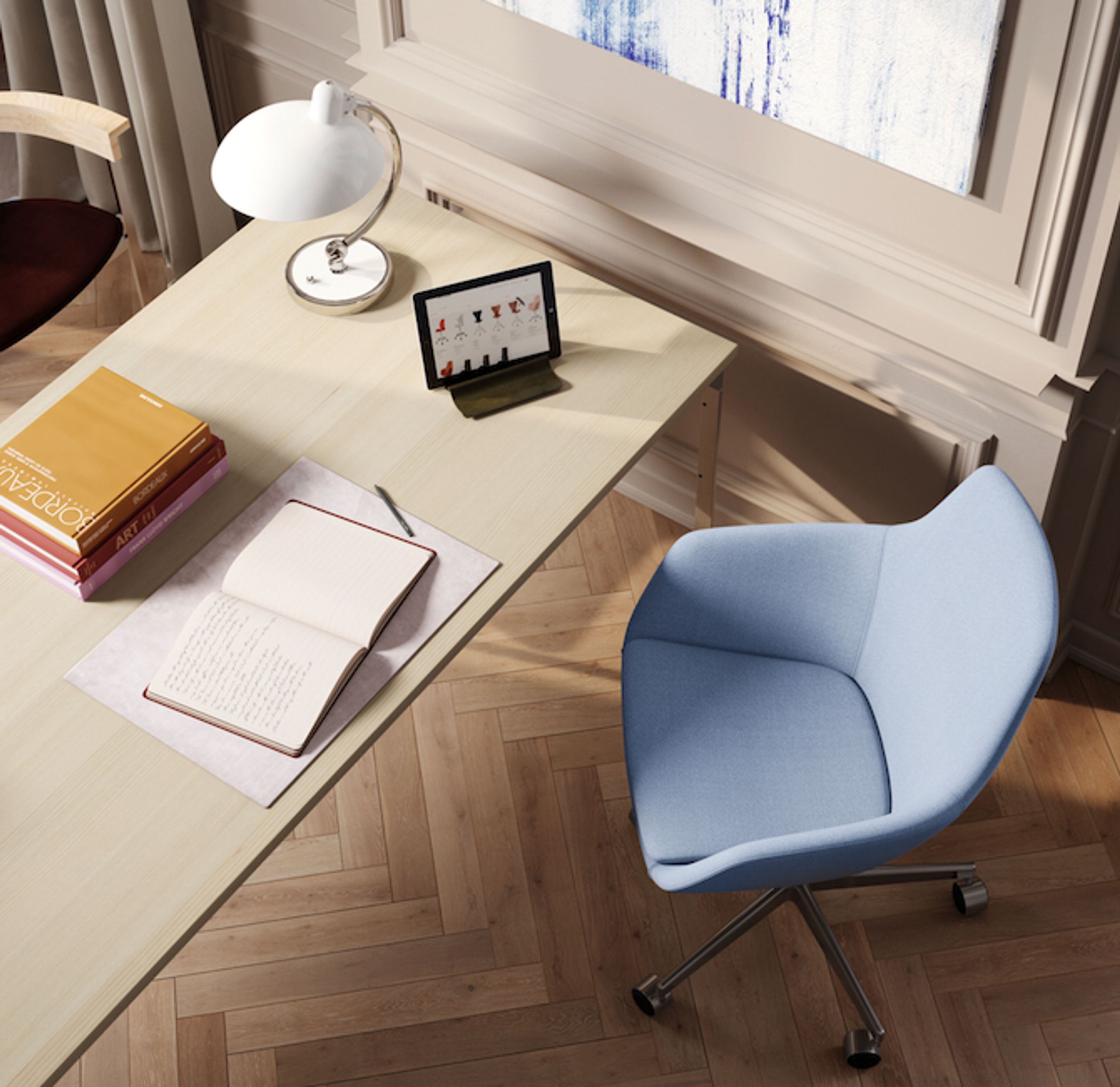 Fritz Hansen - Lampe de table - KAISER idell - 6631-T - Table lamp Luxury - White - Luxus