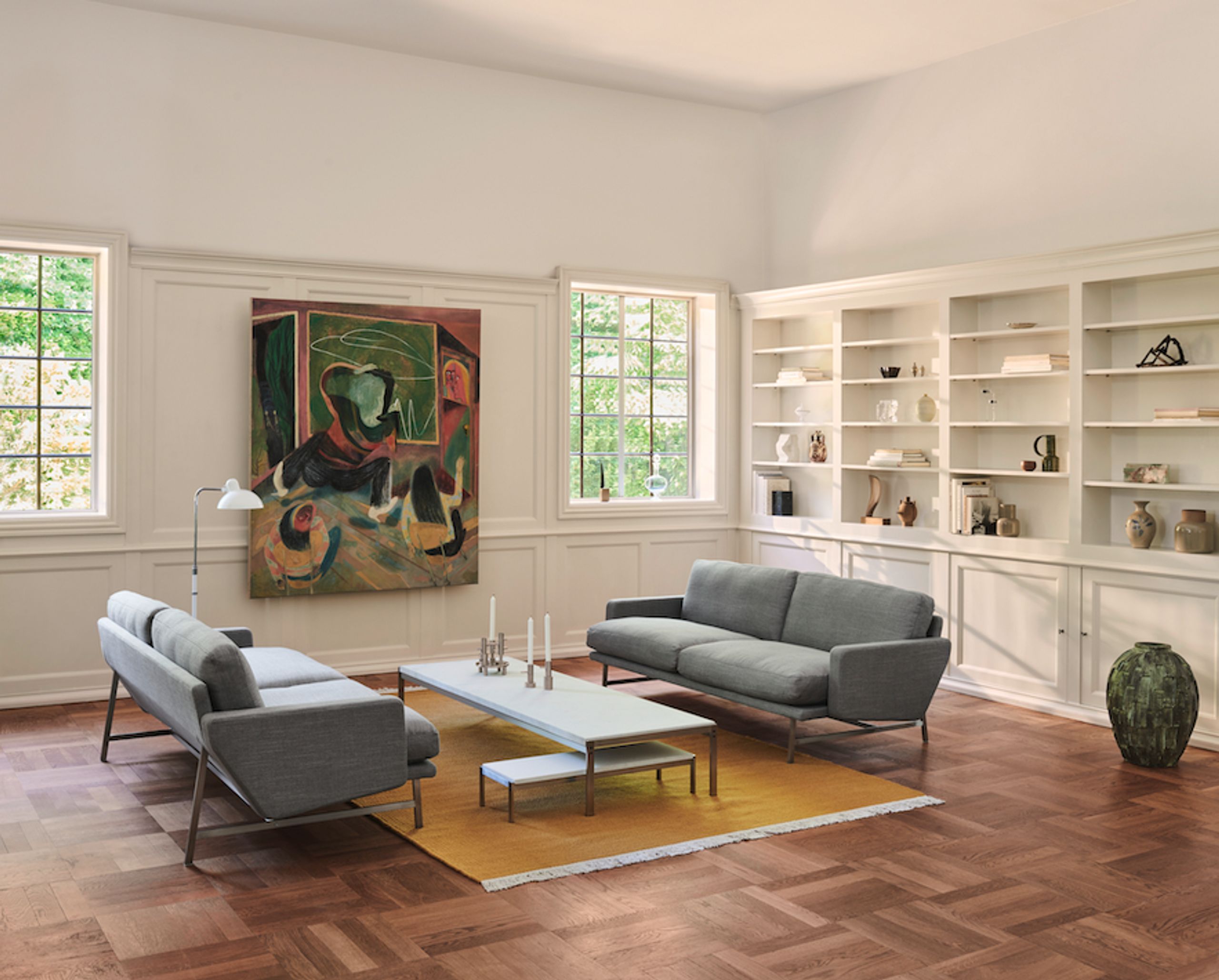 Fritz Hansen - Floor Lamp - KAISER idell - 6580-F - Floor lamp Luxury - White