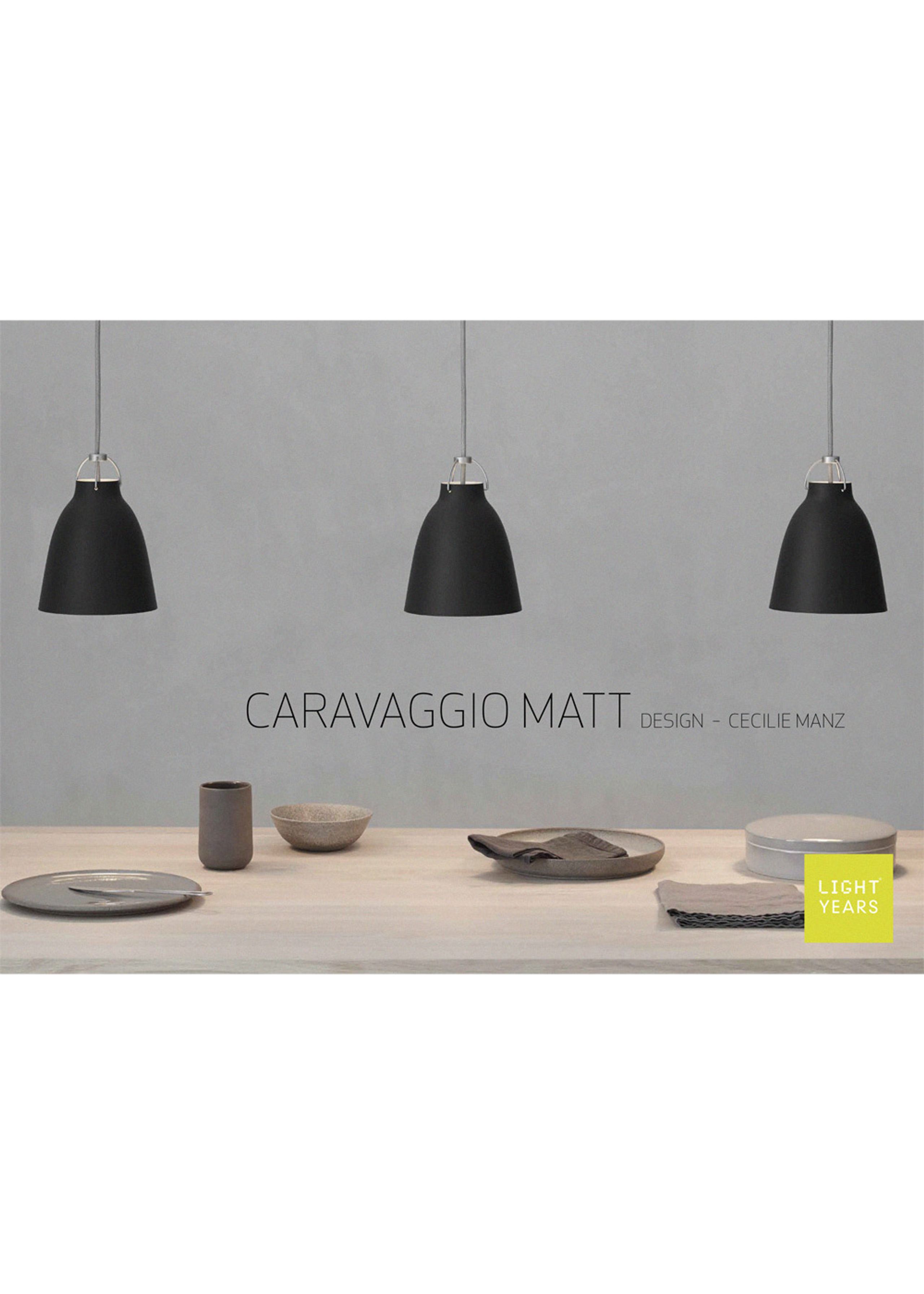 Fritz Hansen - Lampe - Caravaggio / Matt Pendant - P2 - Dark Ultramarine