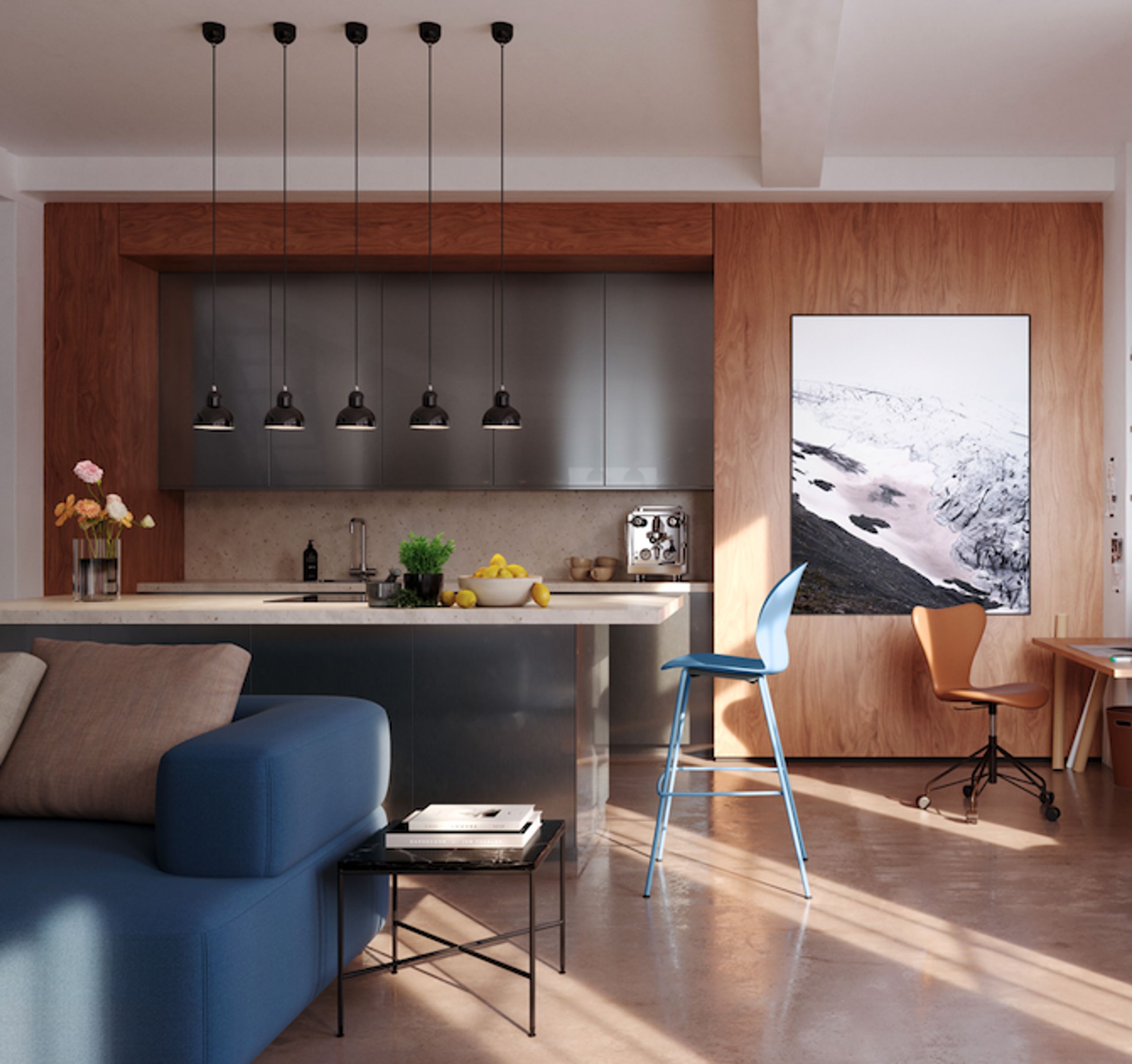 Fritz Hansen - Lamp - KAISER idell - 6722-P - Soft Ochre