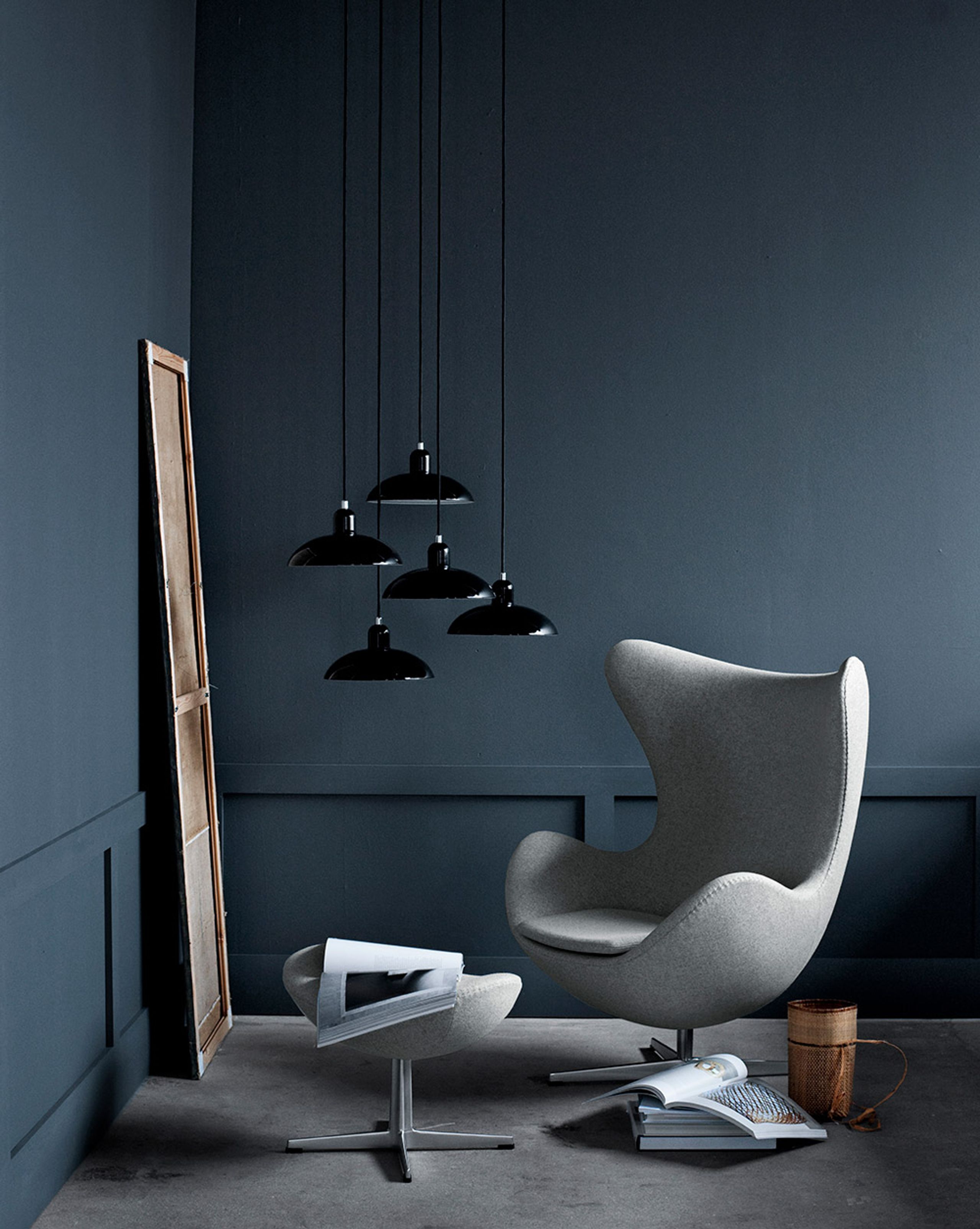 Fritz Hansen - Pendulum - KAISER idell - 6631-P - Pendant Lamp - Matt Black