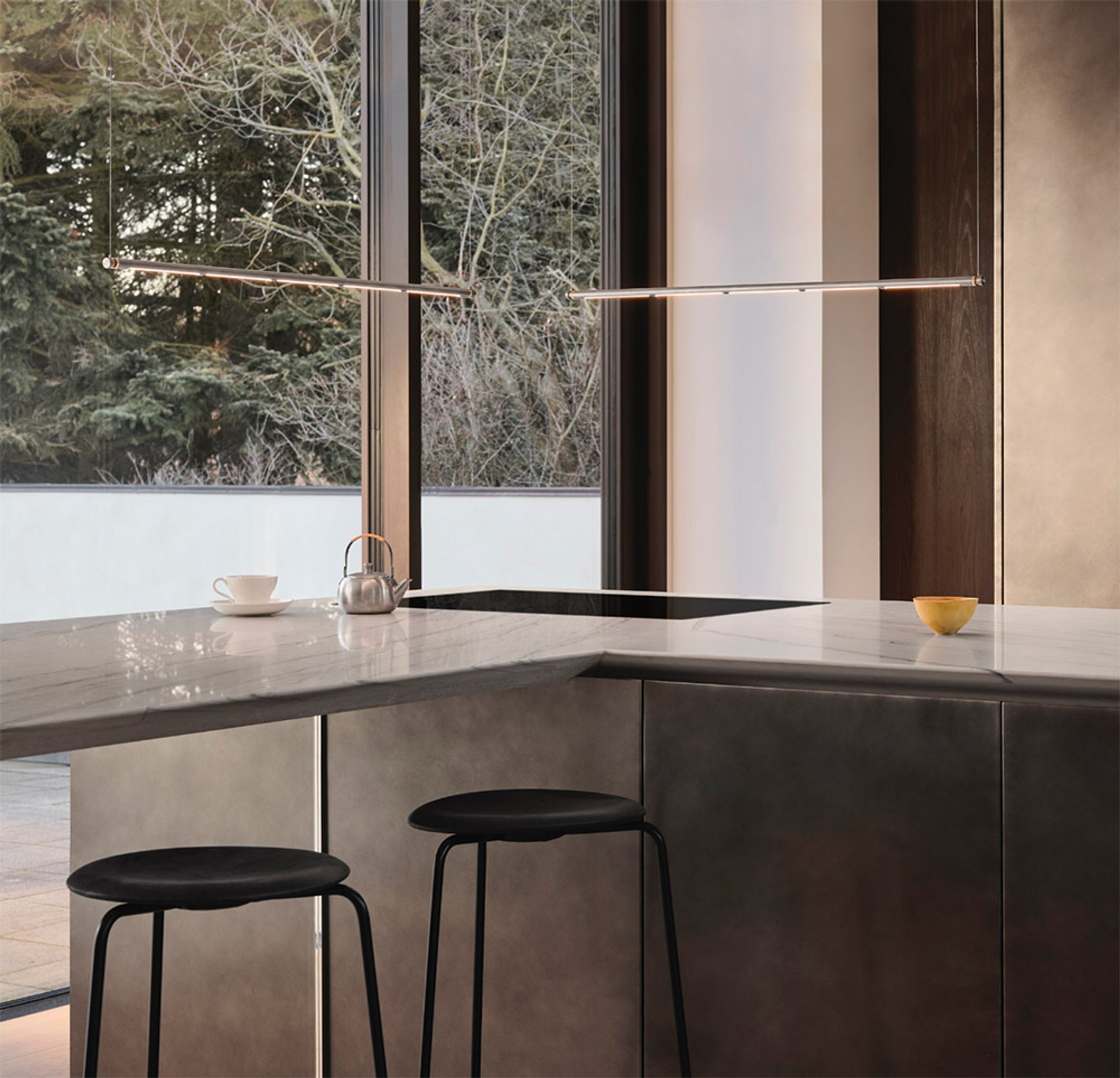 Fritz Hansen - Pendant Lamp - OneLine Lamp - Brass