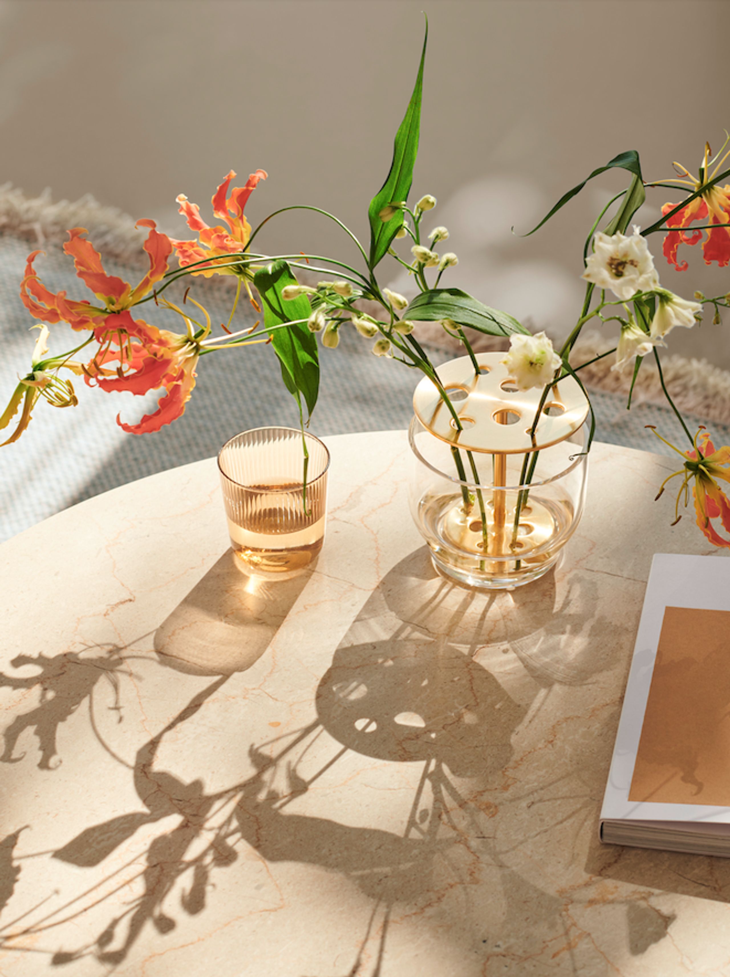 Fritz Hansen - Wazon - IKEBANA - Large - Clear/Gold