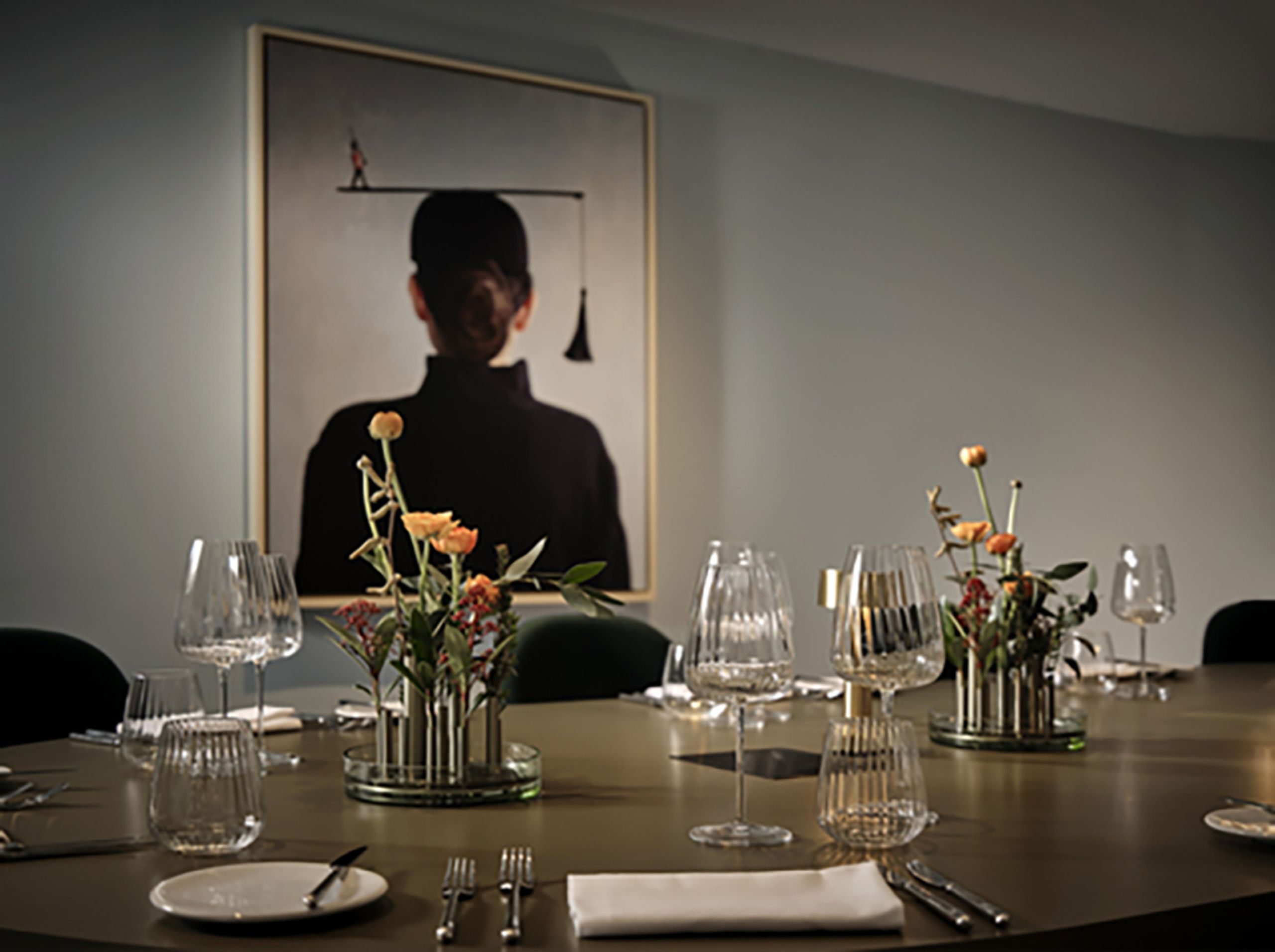 Fritz Hansen - Vaso - IKERU vase - Forest Green - Vase Low