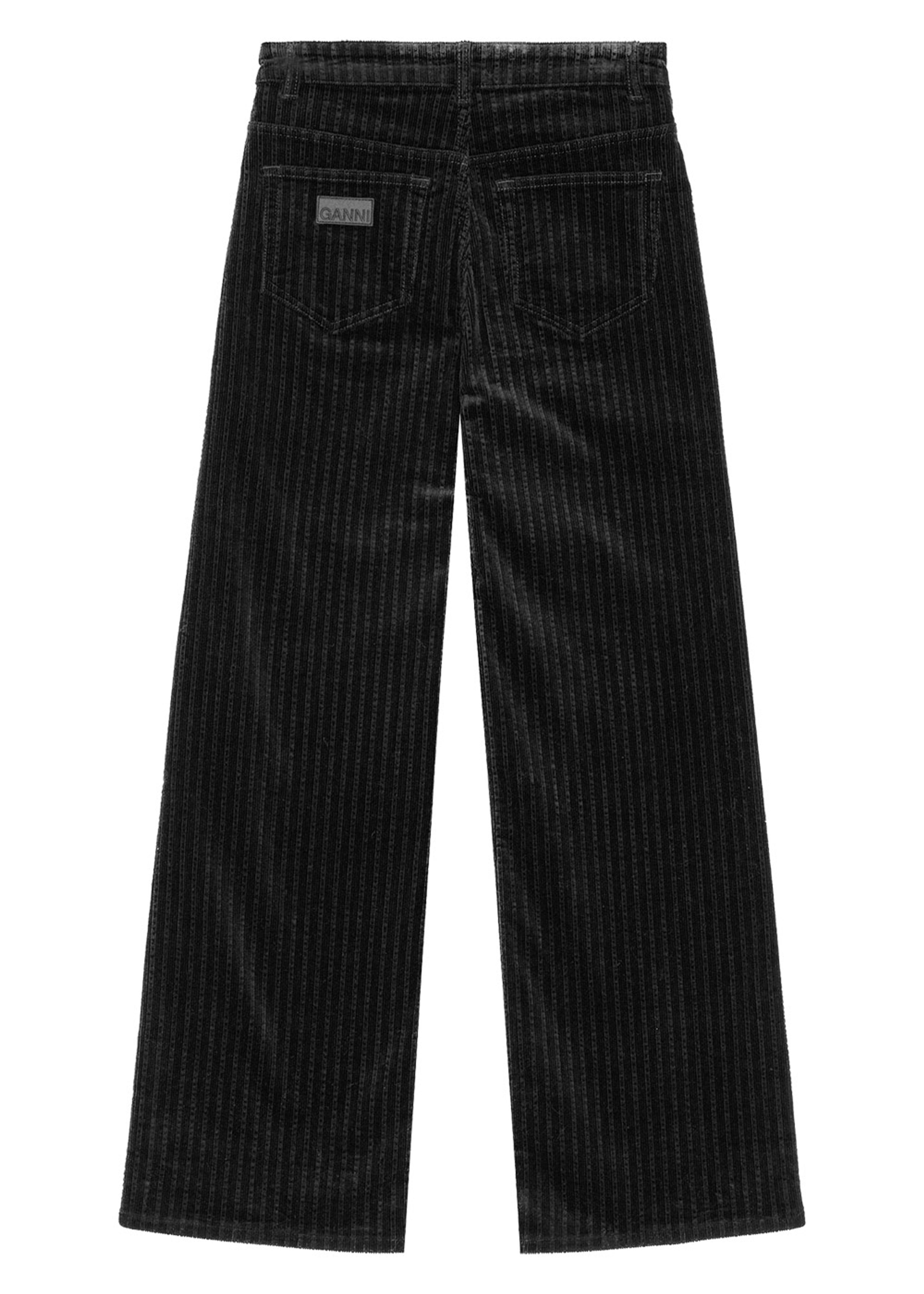 Ganni - Pantalon - Stretch Corduroy Magny - Black