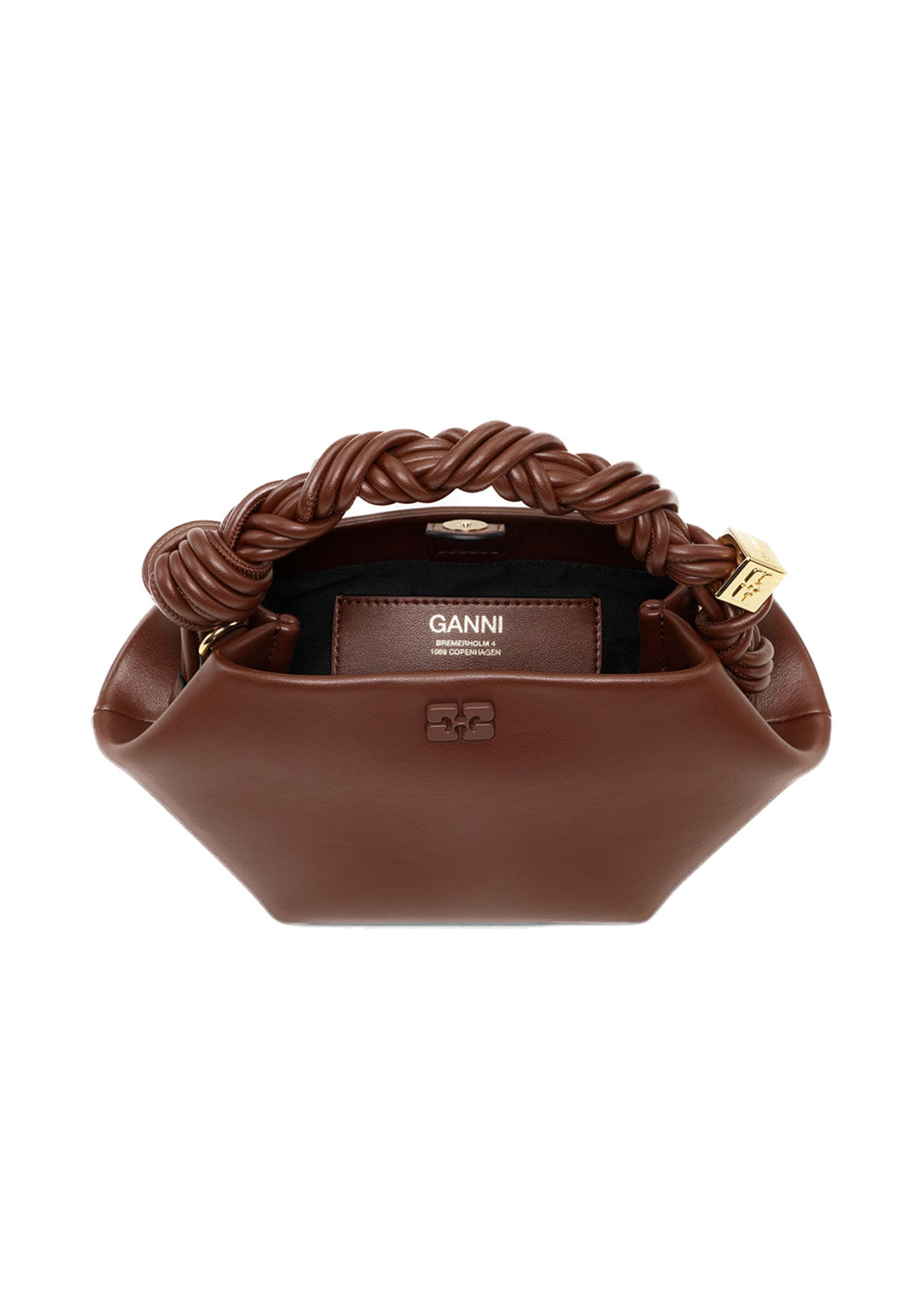 Ganni - Handtas - Bou Bag Mini - Chocolate Fondant