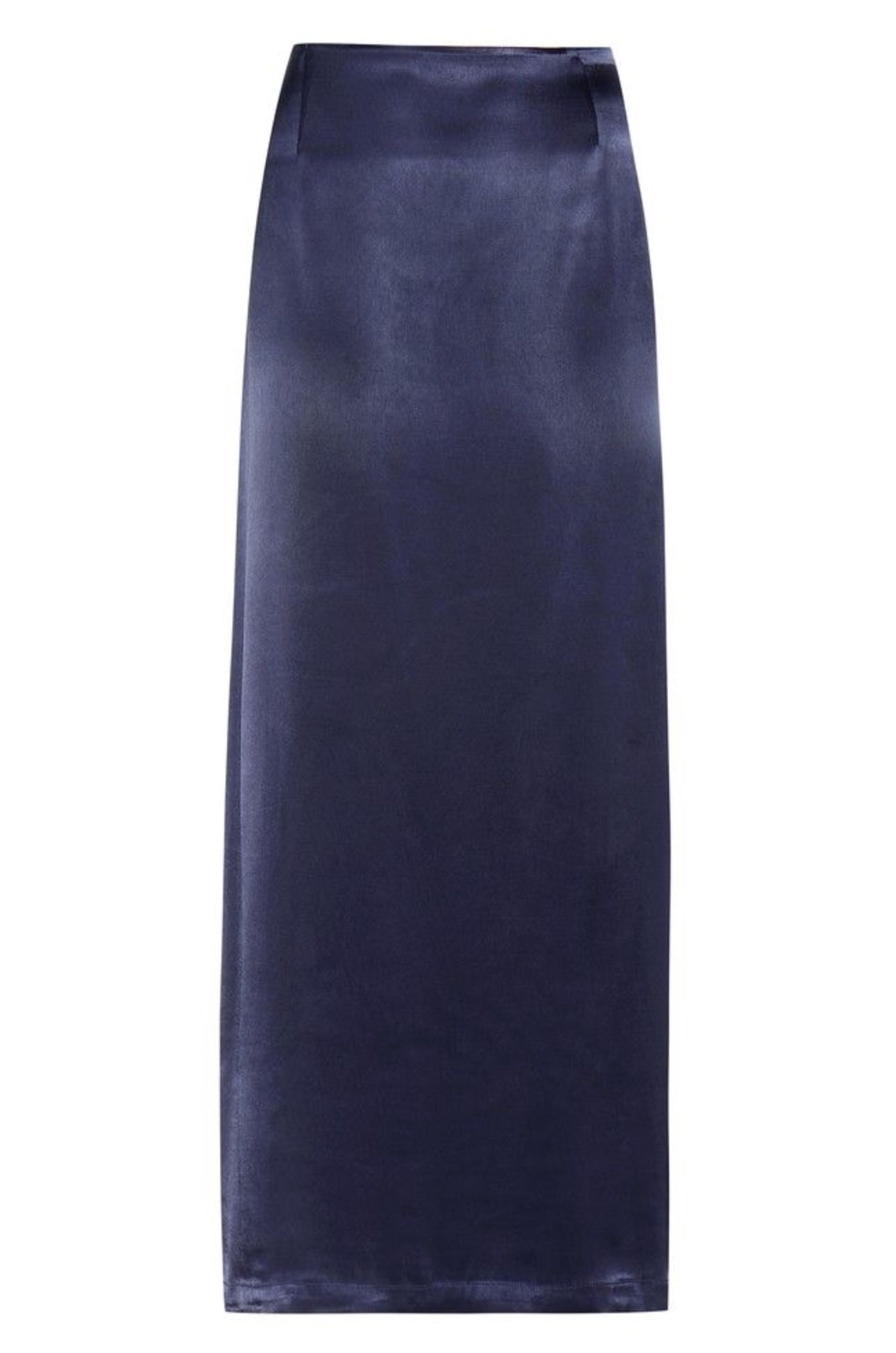 Ganni - Skirt - Donnelly Satin Skirt - Dark Navy