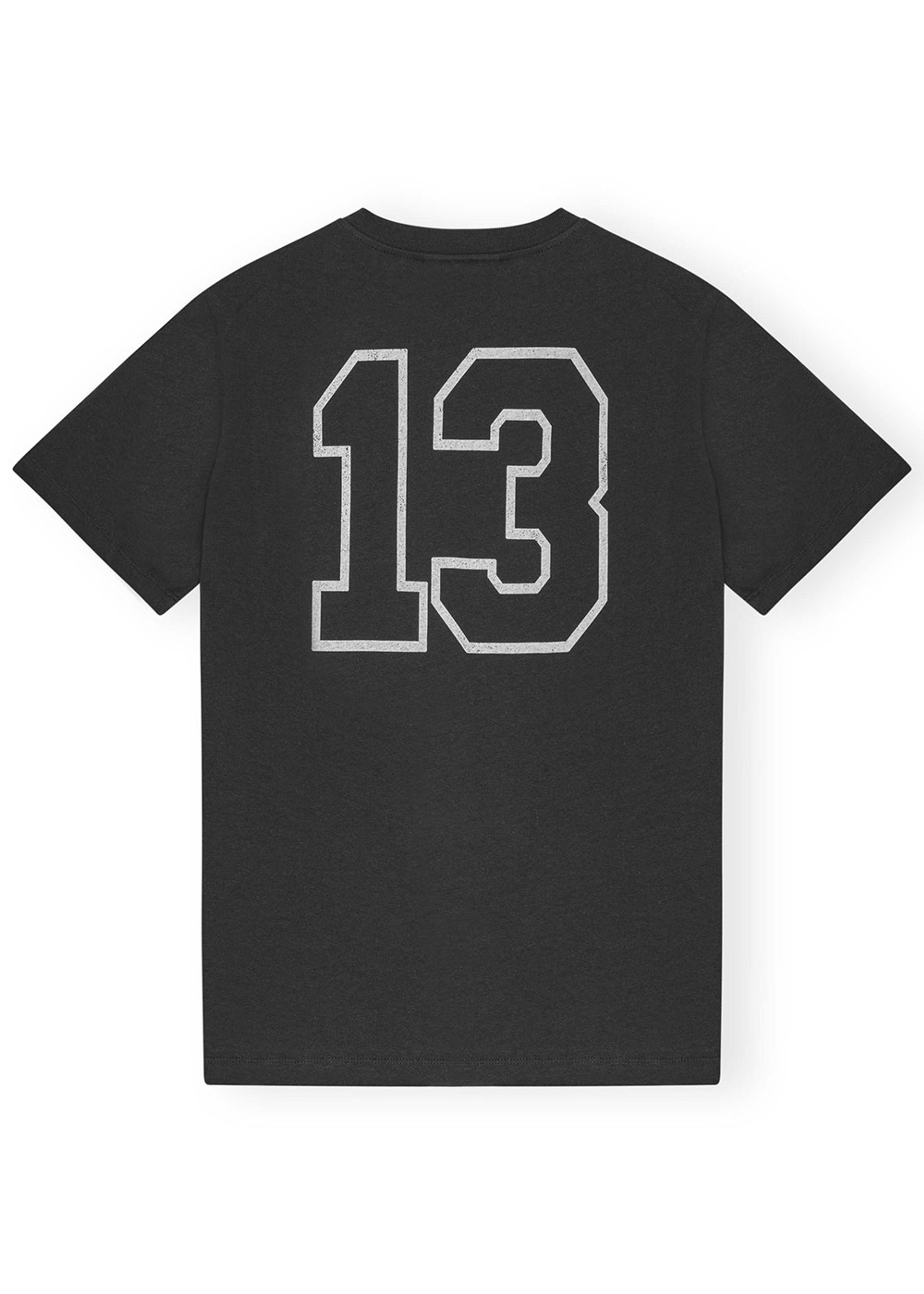 Ganni - T-shirt - Basic Cotton Witch Relaxed T-shirt - Phantom