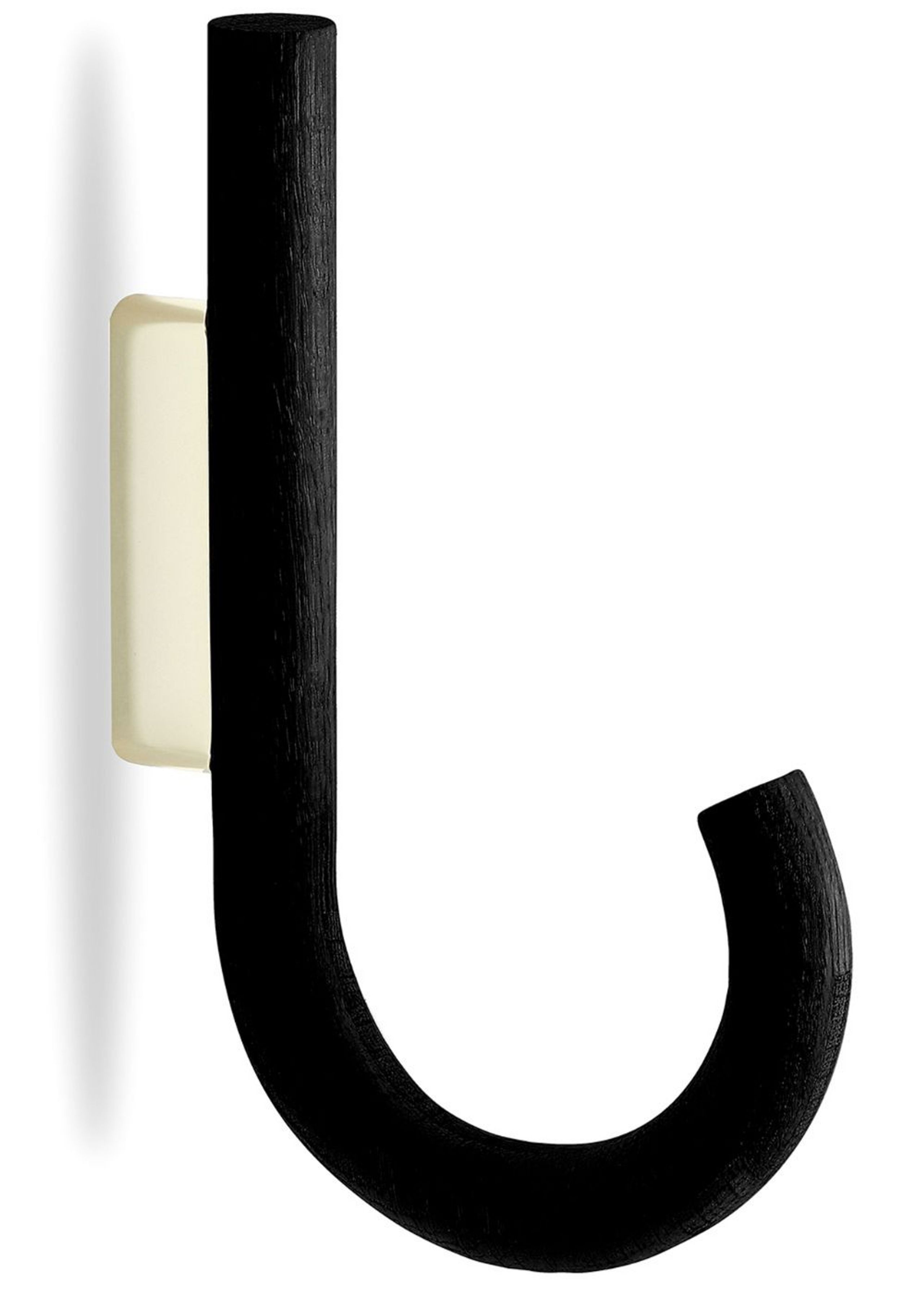 Gejst - Bügel - Hook Hanger - Black hook / Brass wall mount