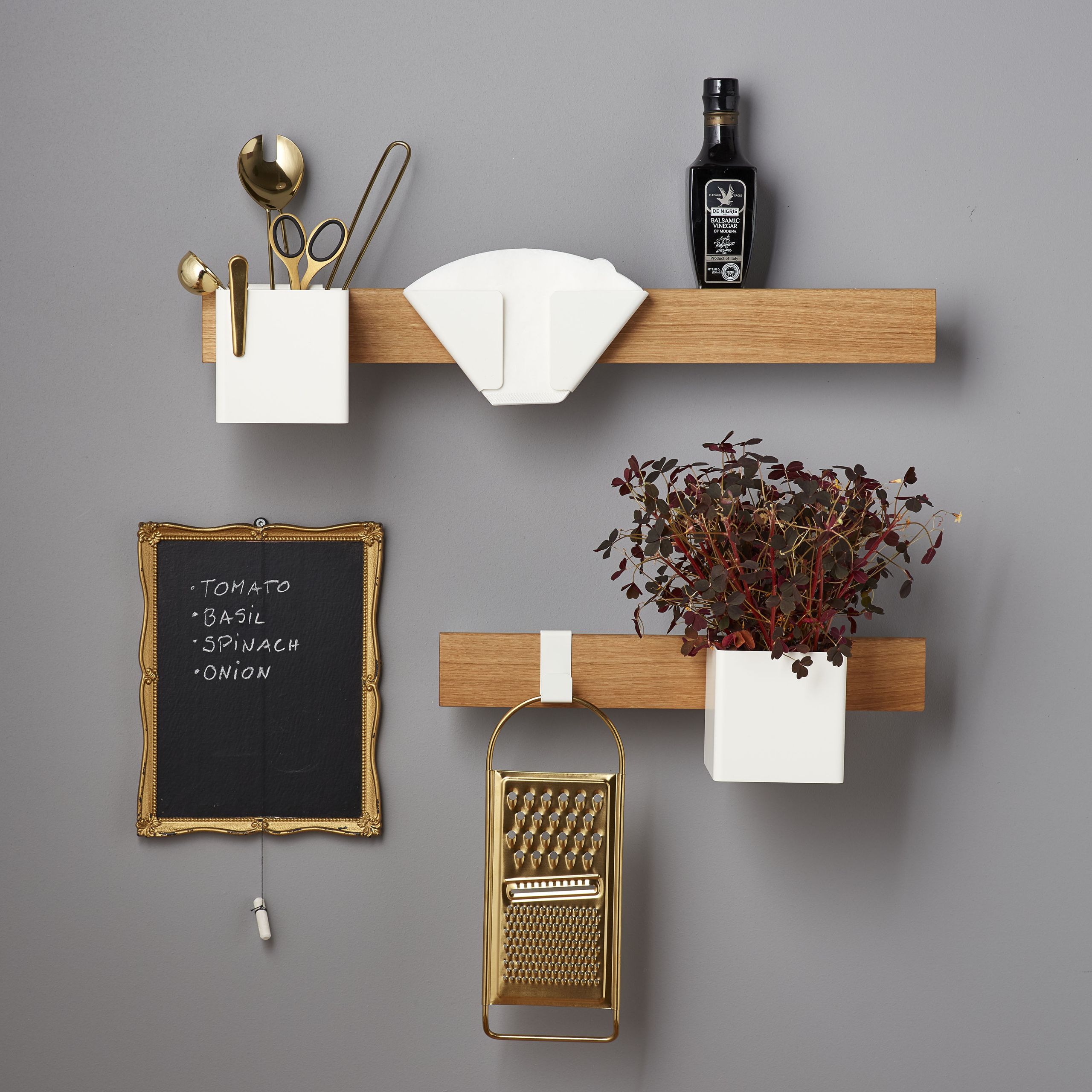 Gejst - Shelf - Flex Rail - White 40