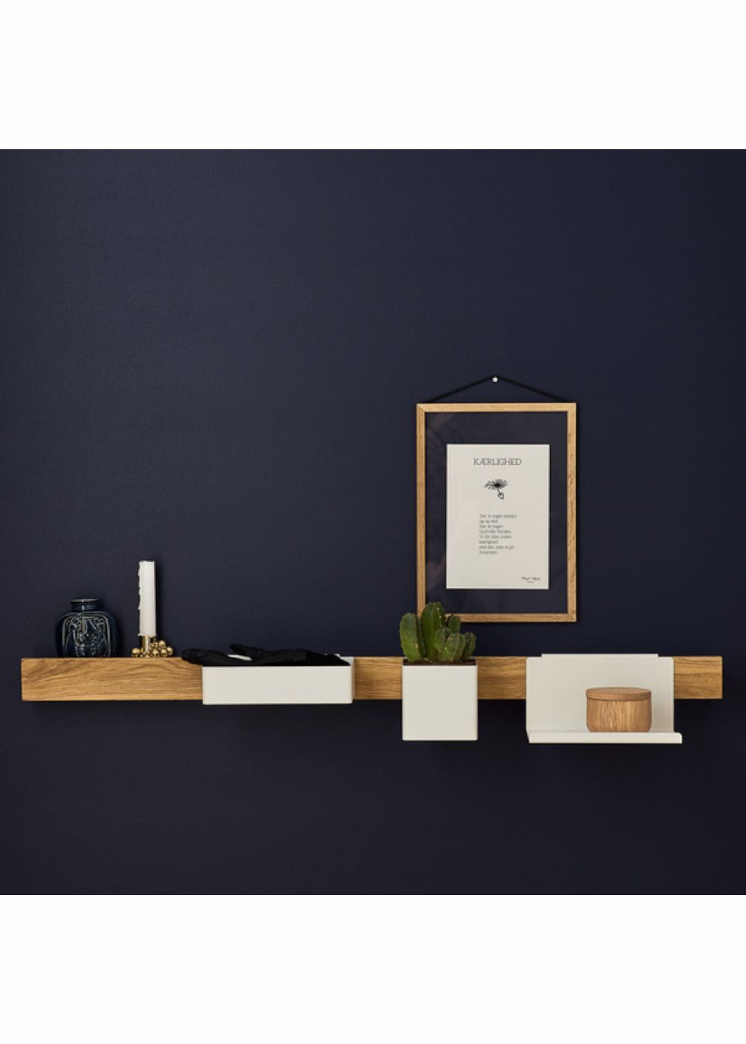 Gejst - Shelf - Flex Rail - White