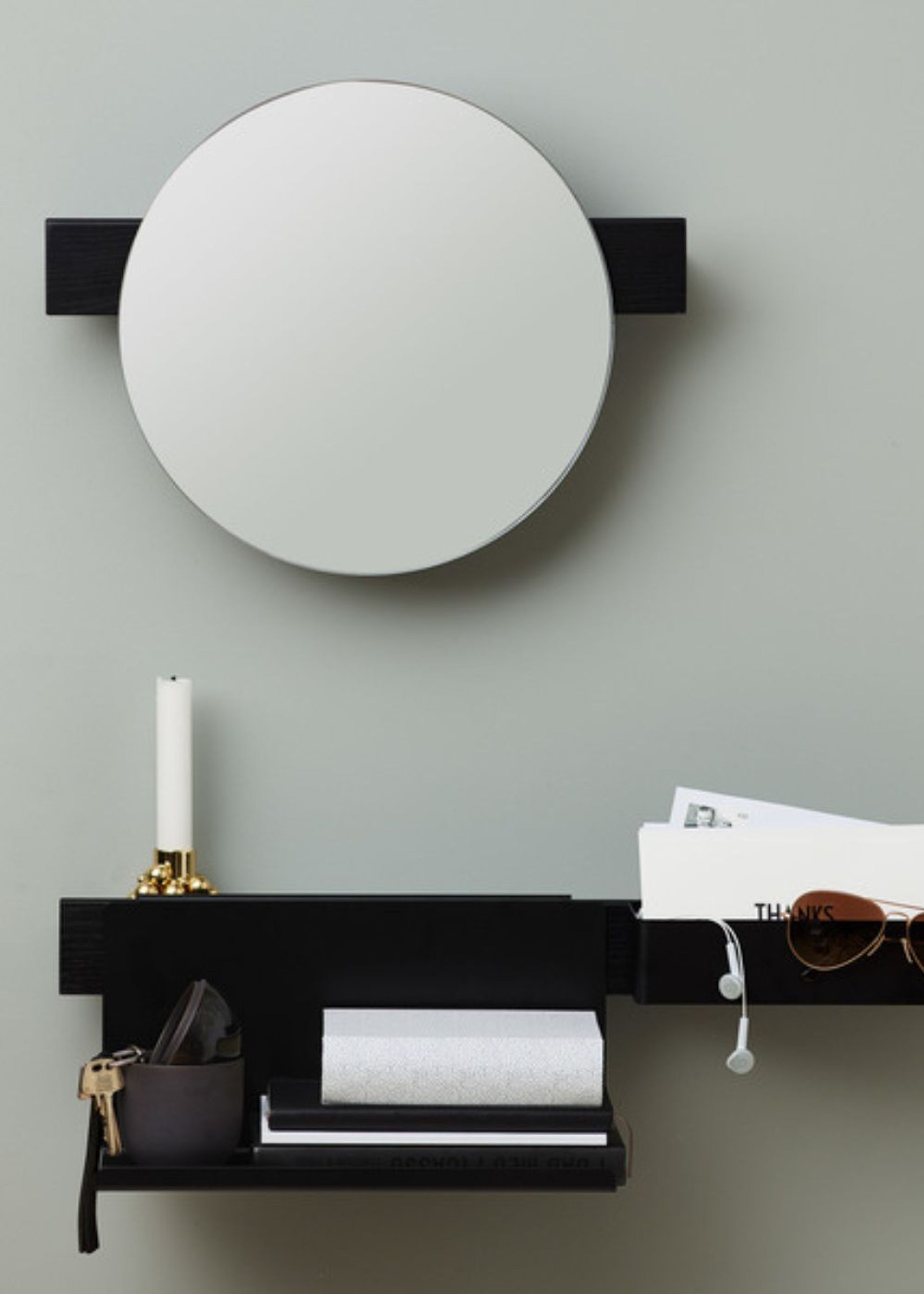 Gejst - Shelf - Flex Rail - Black/Black